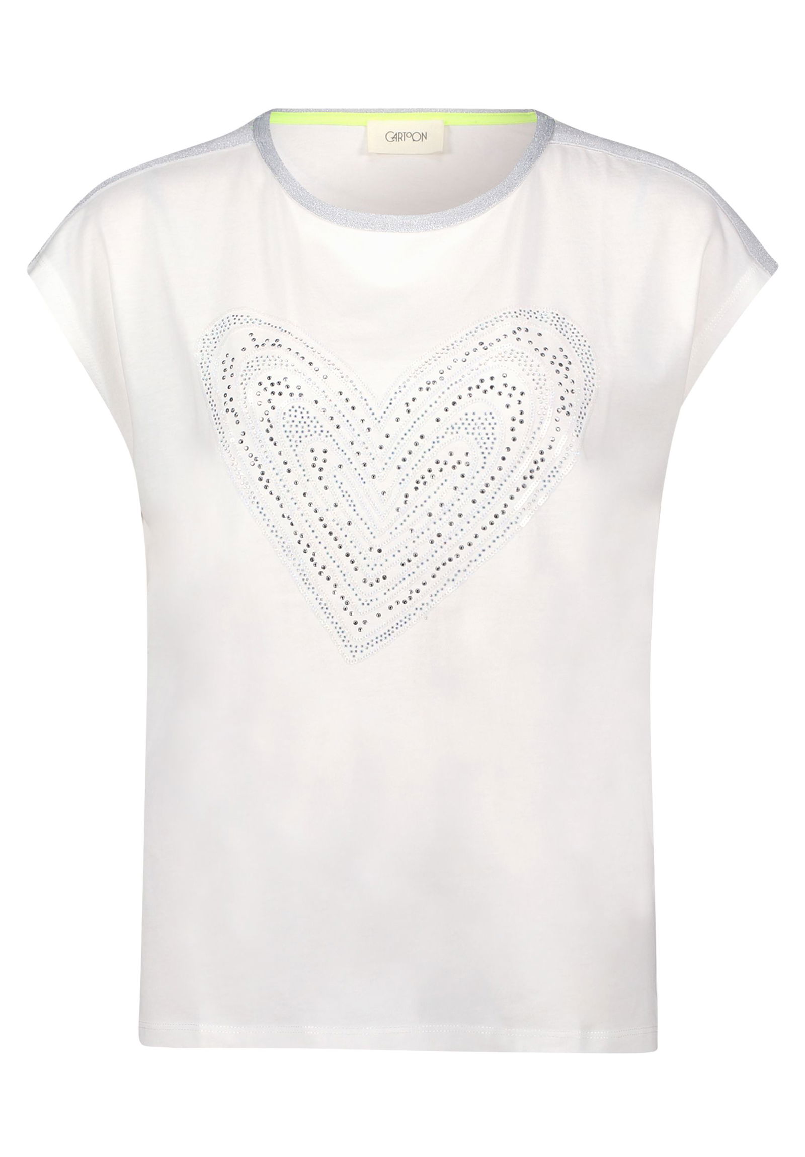  |  Shirt Kurz 1/2 Arm, Patch Cream/Silver | 44 | patch cream/silver
