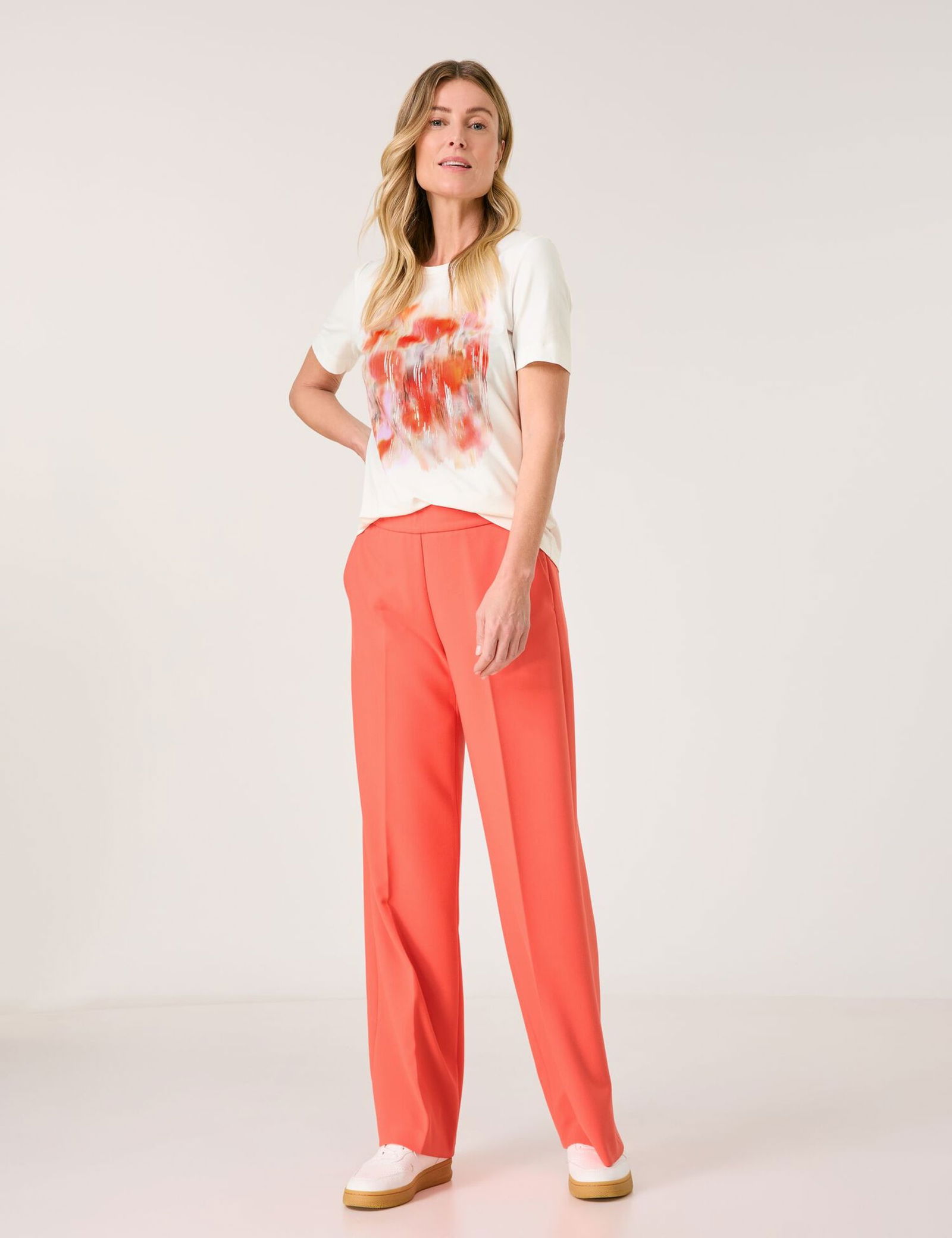 GERRY WEBER Collection | T-Shirt mit abstraktem Frontprint | 48
