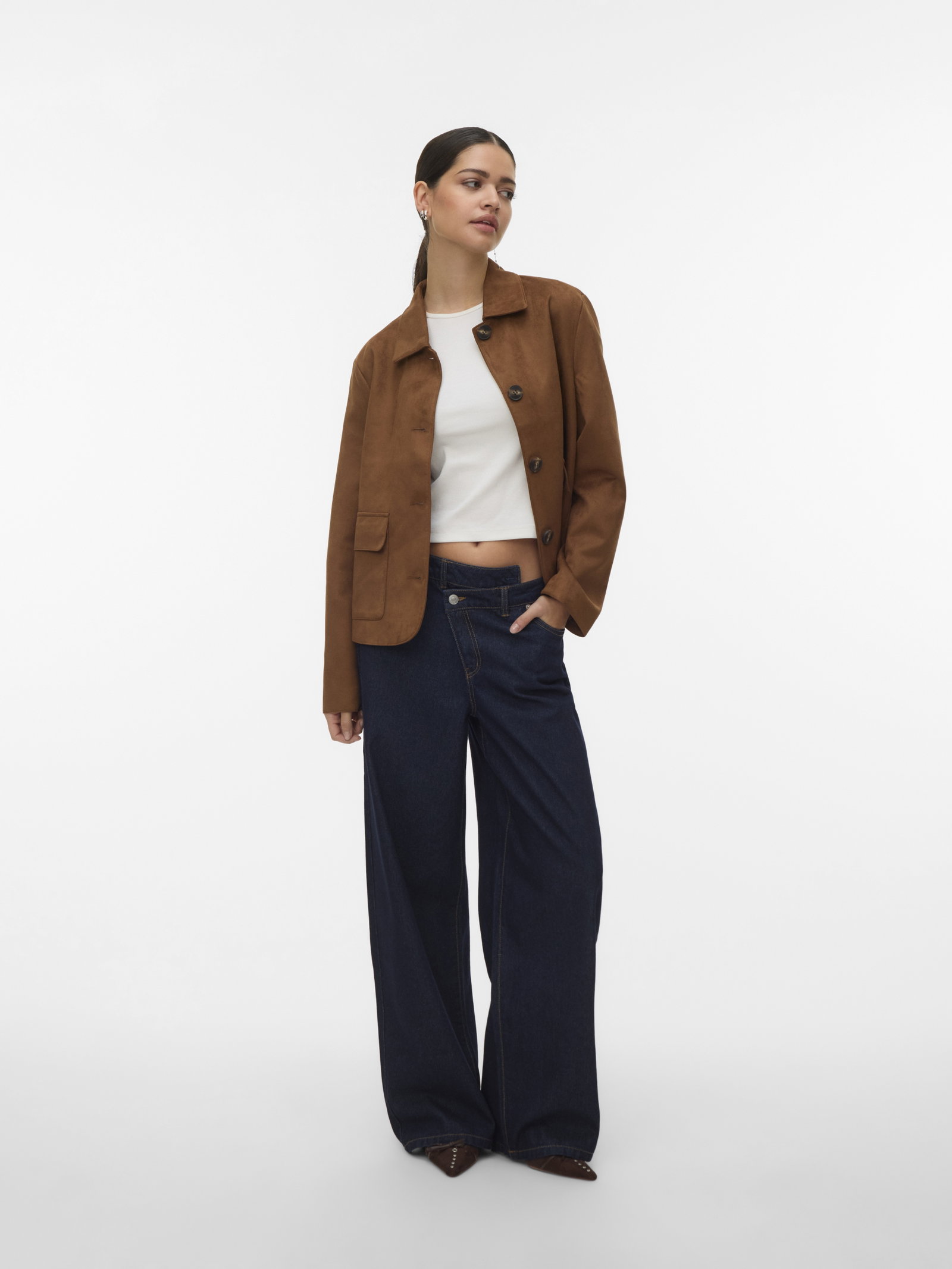 VMJOSE KELLY SHORT JACKET GA NOOS, Cognac #2