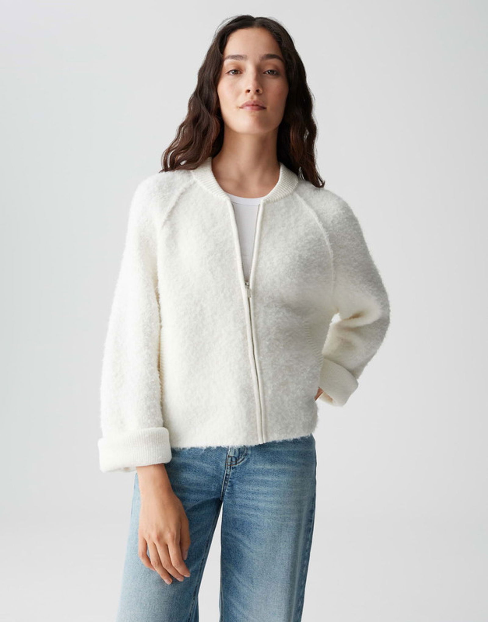 Opus | Opus Strickjacke | Cardigan | 34 | soft cream