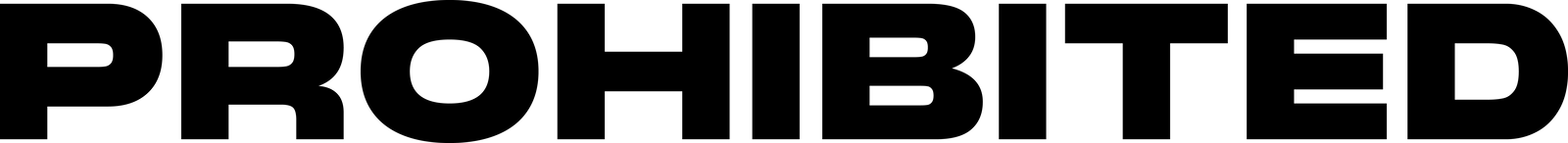 Prohibited
