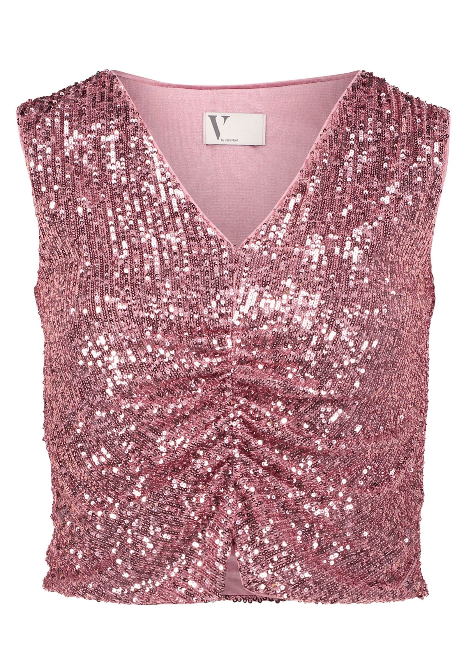8ed7ad15f119141ae4767b15974339d7 V by Vera Mont | Pailletten-Top | 44 | peony blush