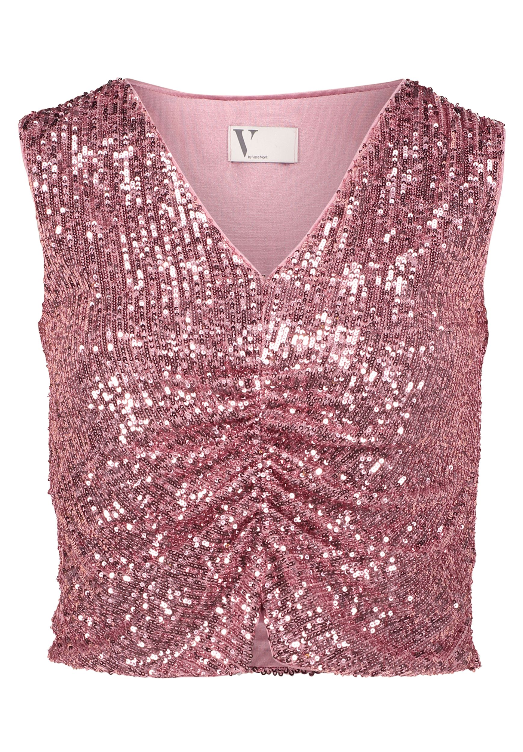 V by Vera Mont |  Pailletten-Top | 44 | peony blush
