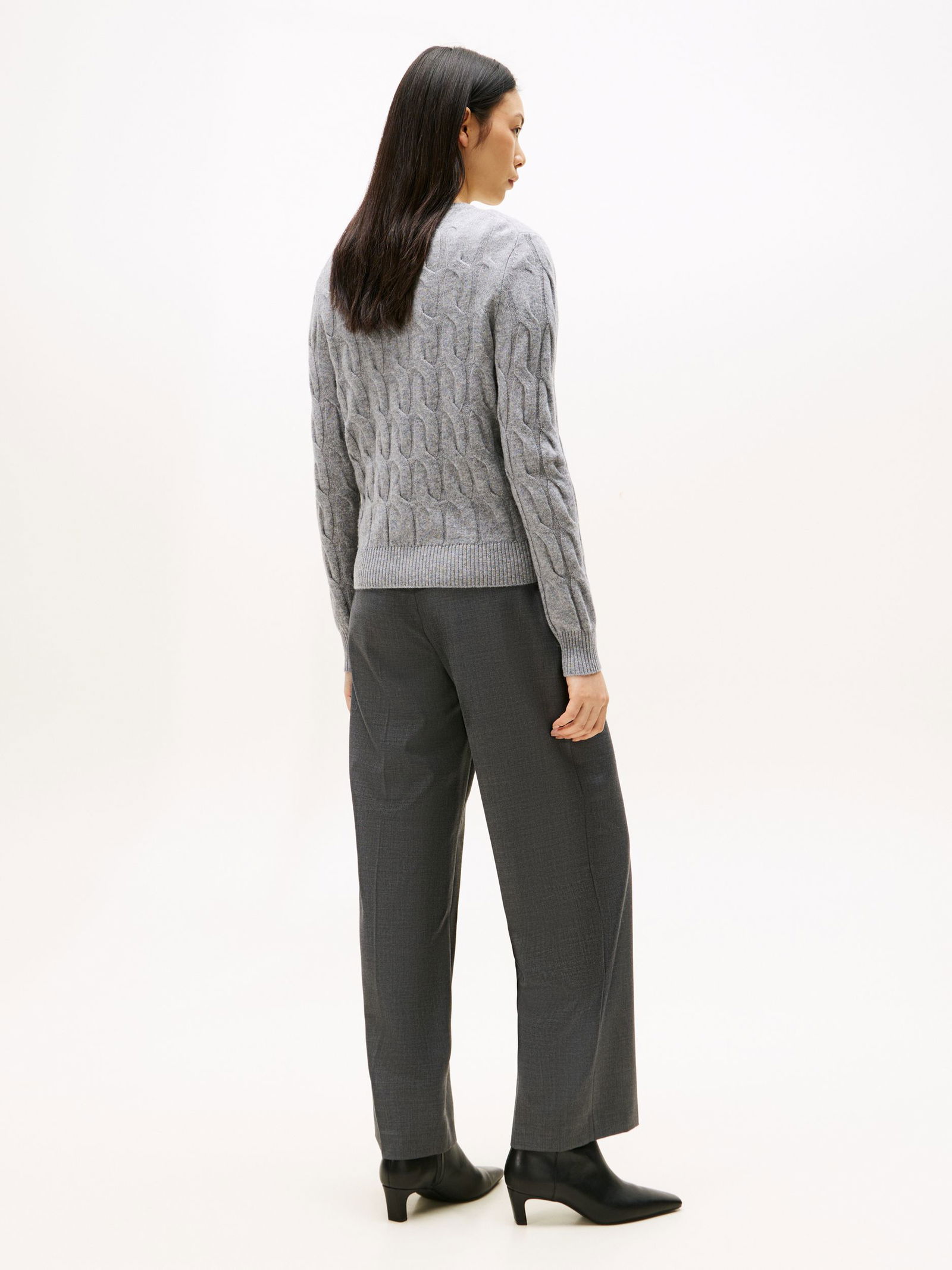 Tommy Hilfiger | Tommy Hilfiger Strickjacke | Cardigan | M | mid grey heather