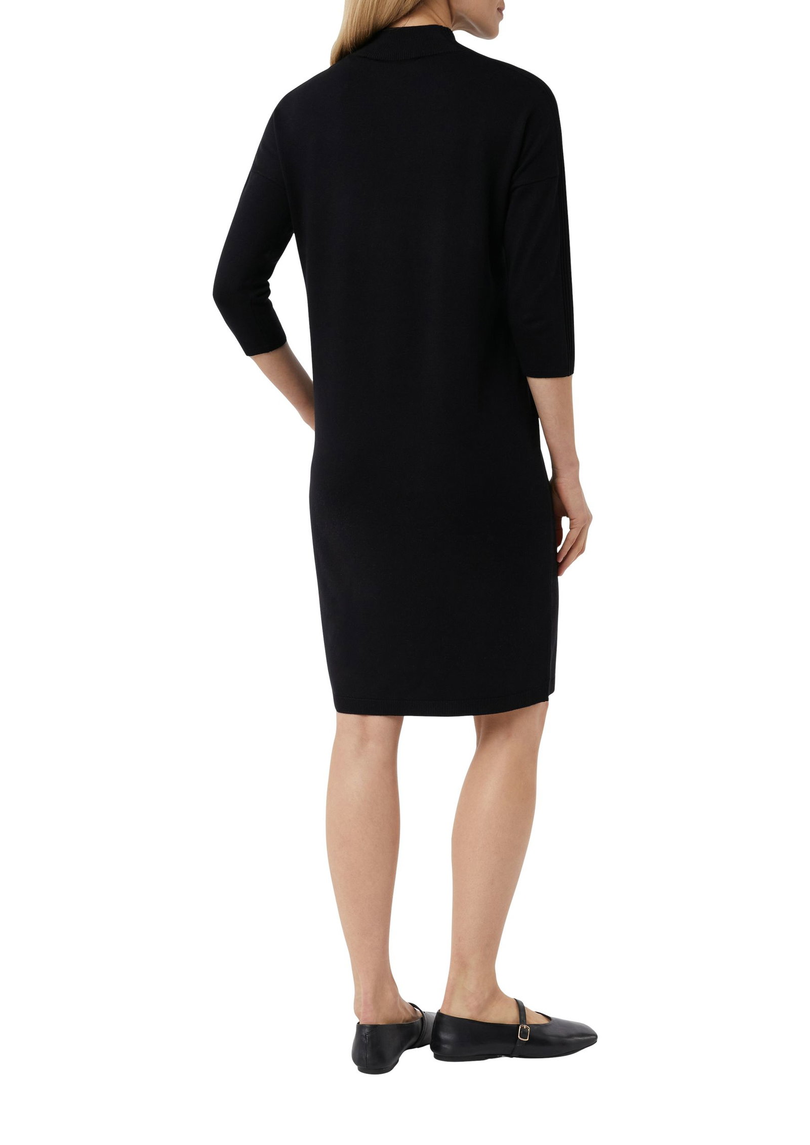 e6e3a0ceecc525f4aedb6ae5bff23c8a Comma | Comma Strickkleid | 38 | schwarz