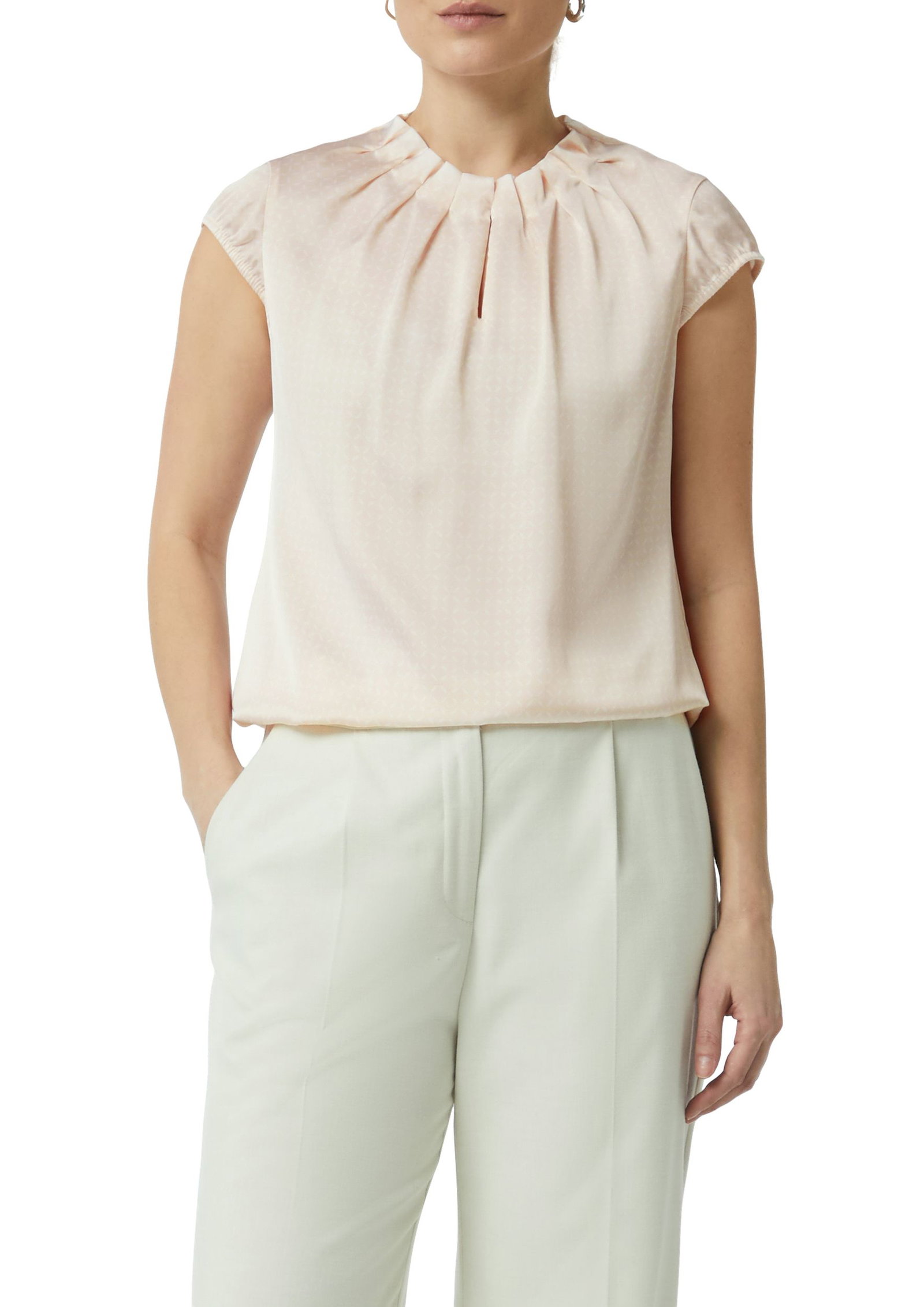 Comma |  Comma Druckbluse  | 36 | pink