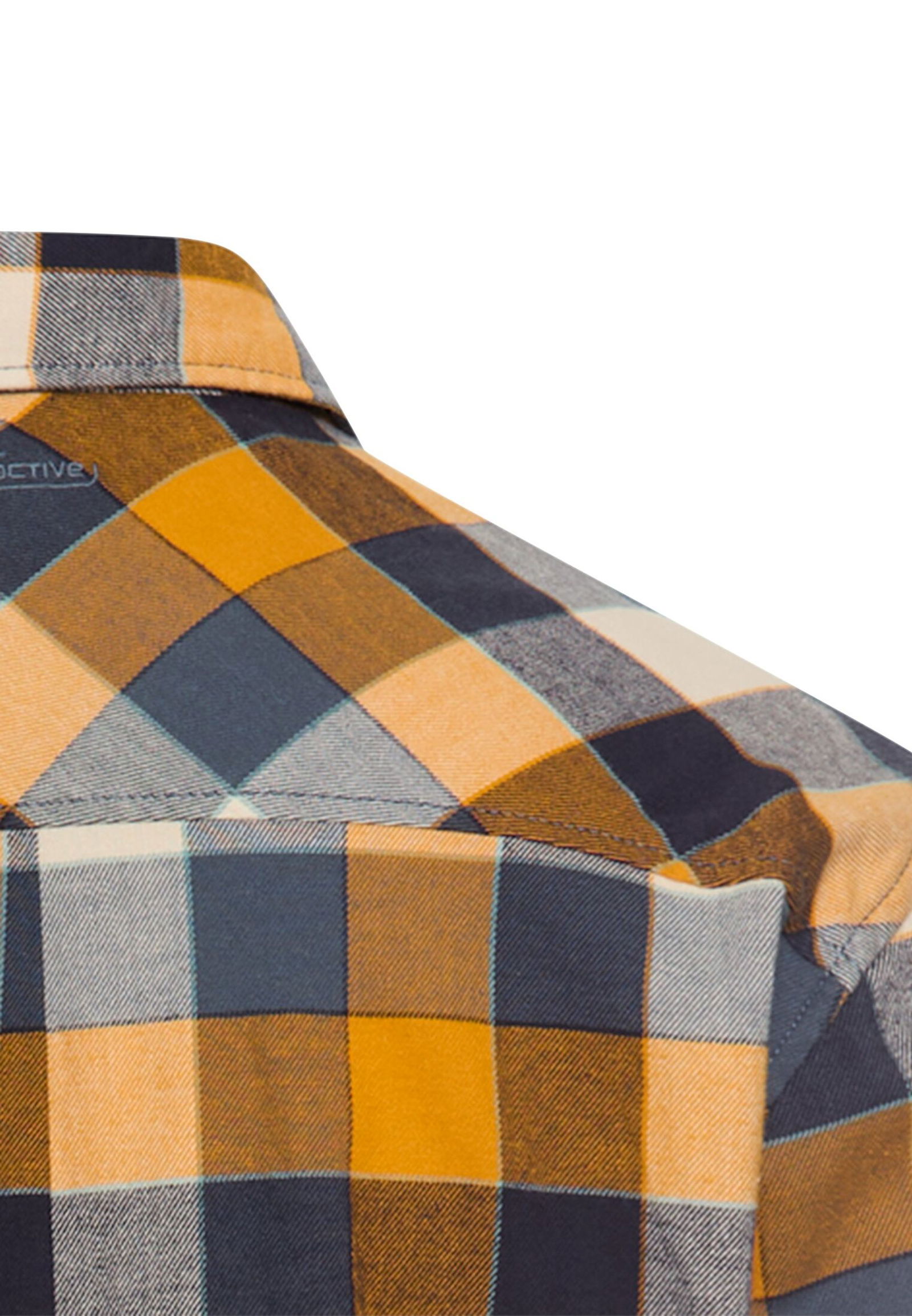 Camel Active |  Camel Active Hemd Regular Fit  | XL | desert orange