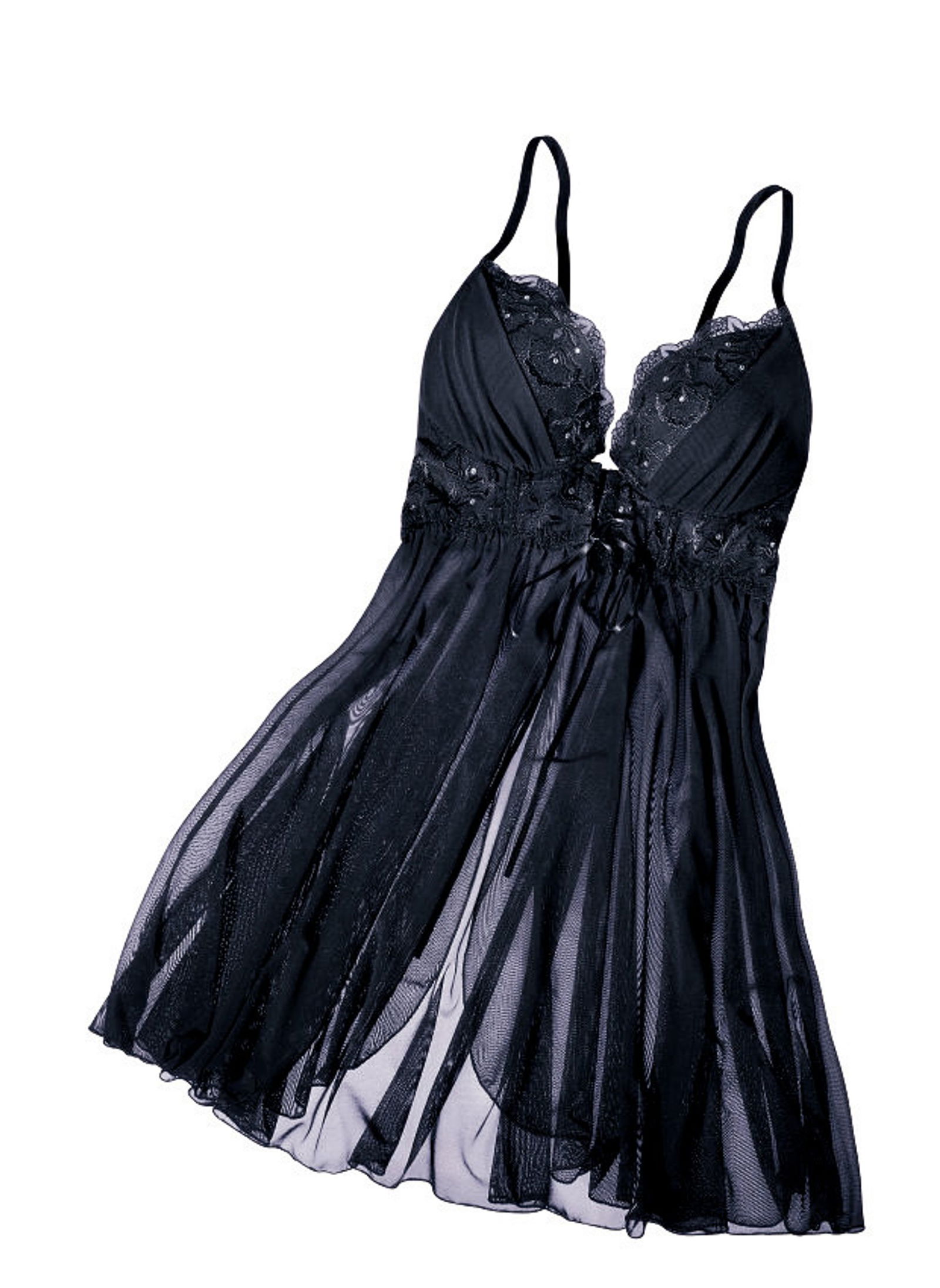Lascana |  LASCANA Negligeé | 80/D | black