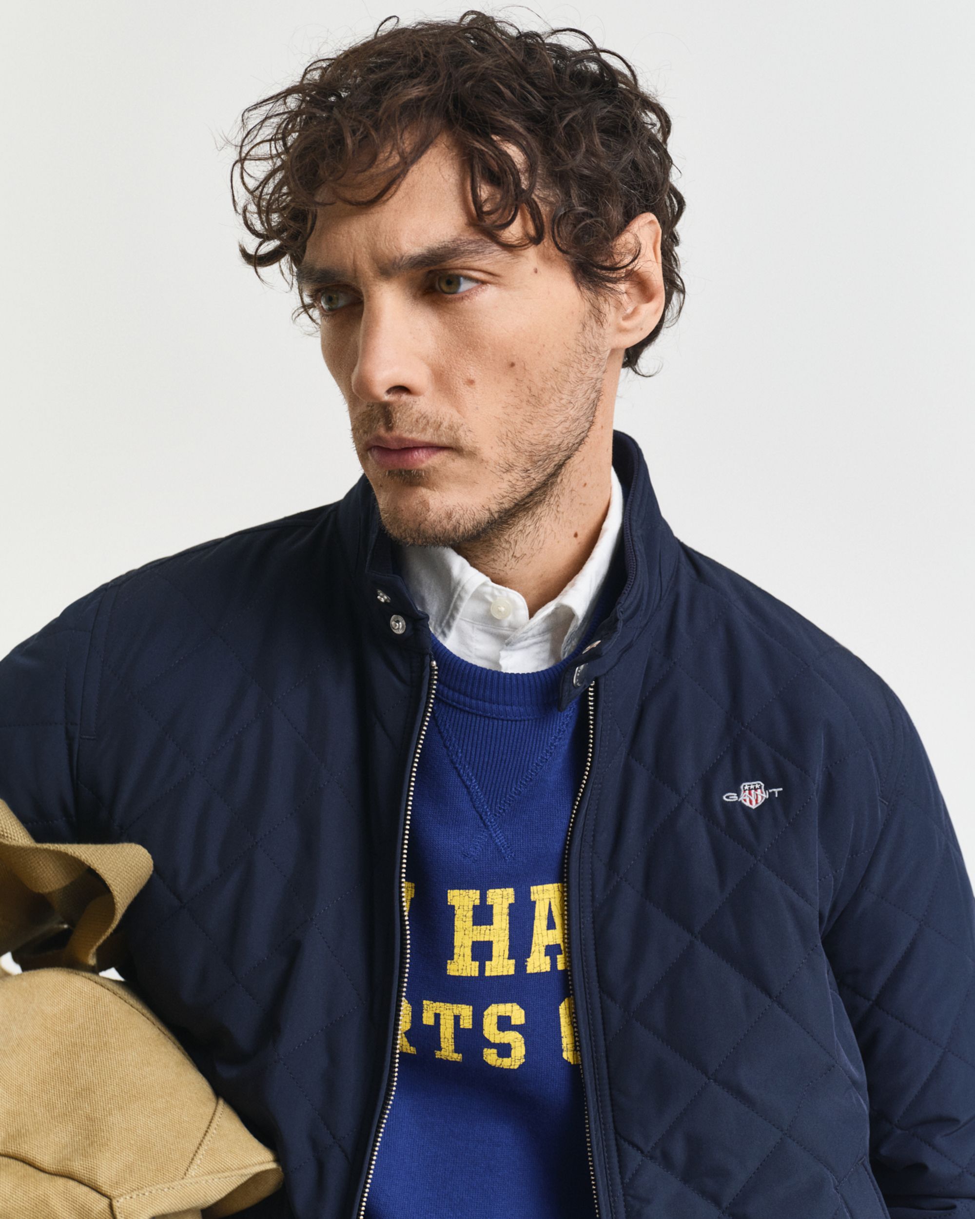 Gant |  Gant Gesteppter Windcheater | XXXL | evening blue