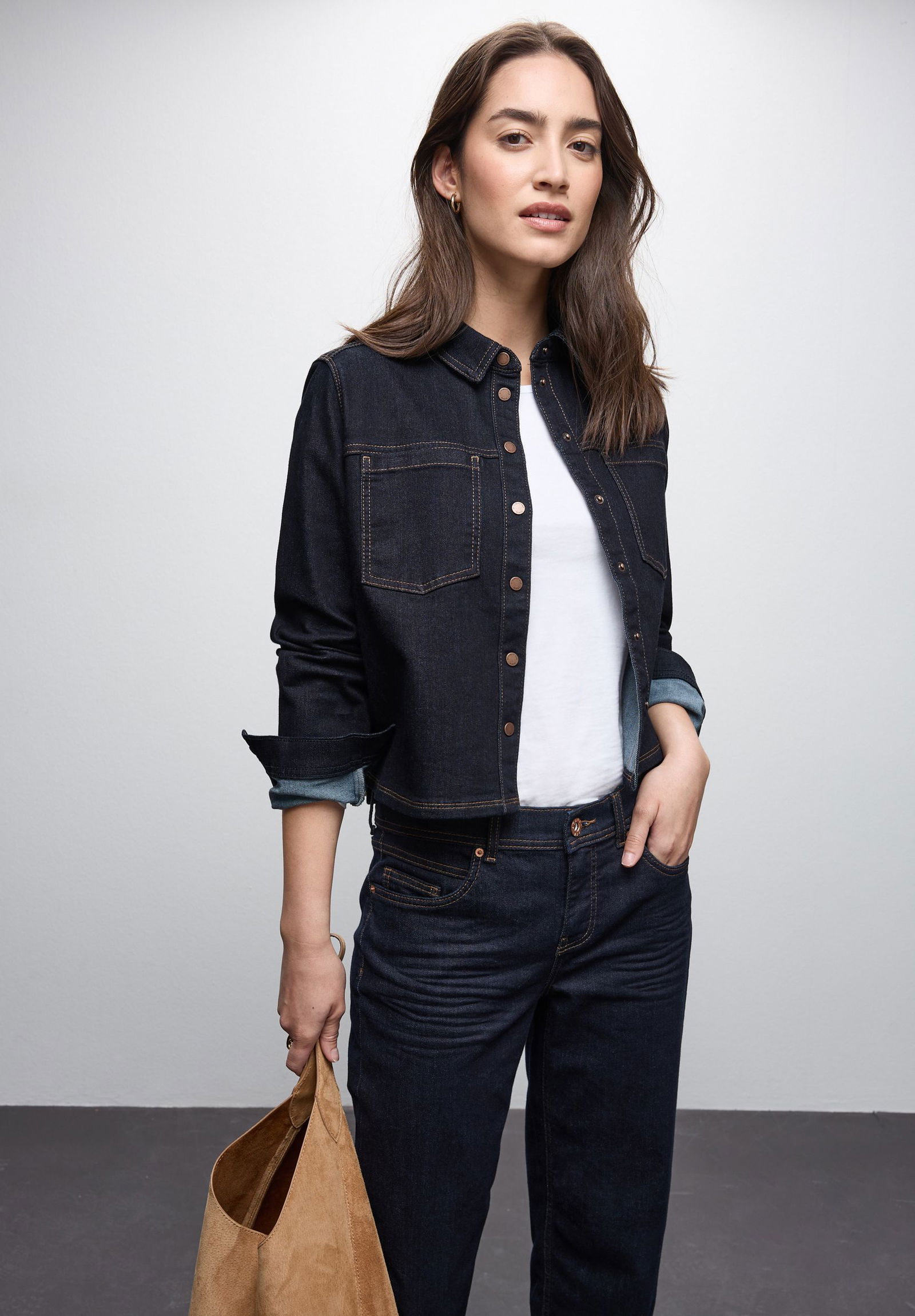 Street One | Rinsed Jeansbluse | 40 | 4565_17425