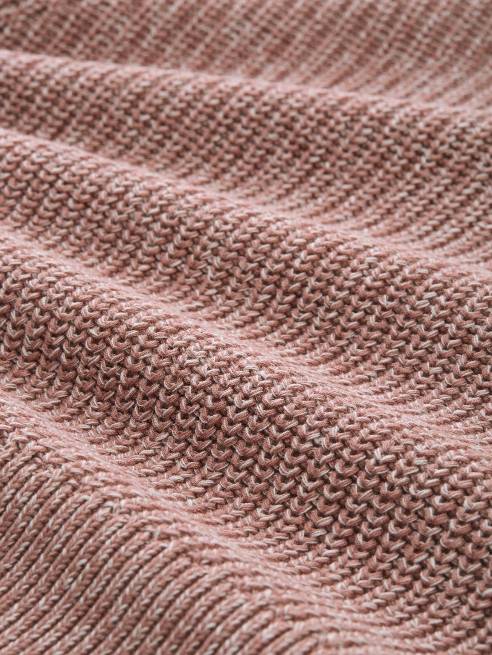 crew neck pullover, Antique Rose Melange #2