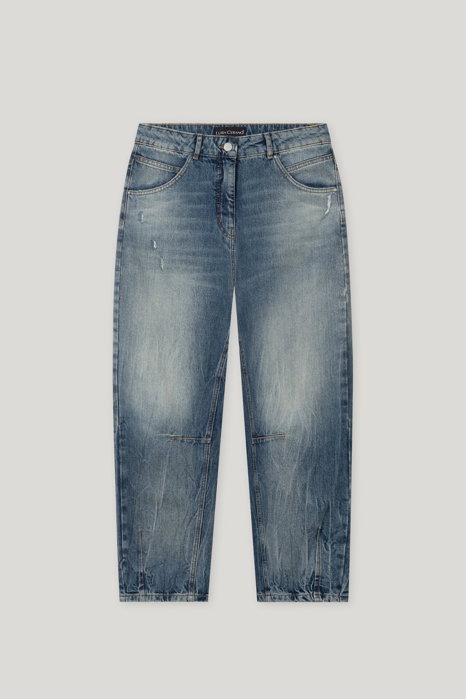 Luisa Cerano Five-Pocket-Jeans mit Vintage-Waschung #1