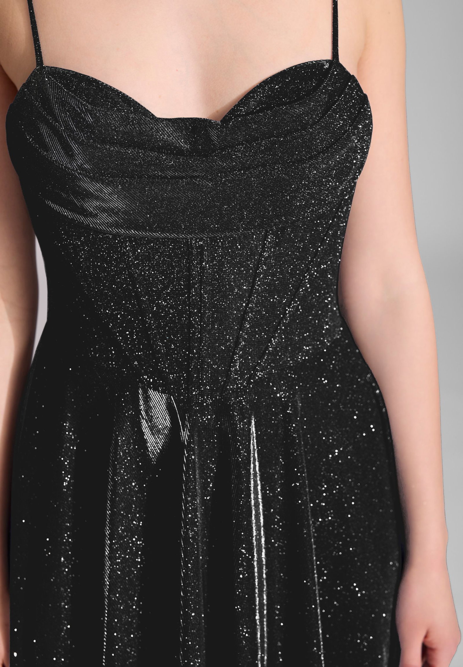 3fc29be2559fb594644f50402081a194 Hey Kyla | Hey Kyla Schimmerndes Abendkleid | 36 | black