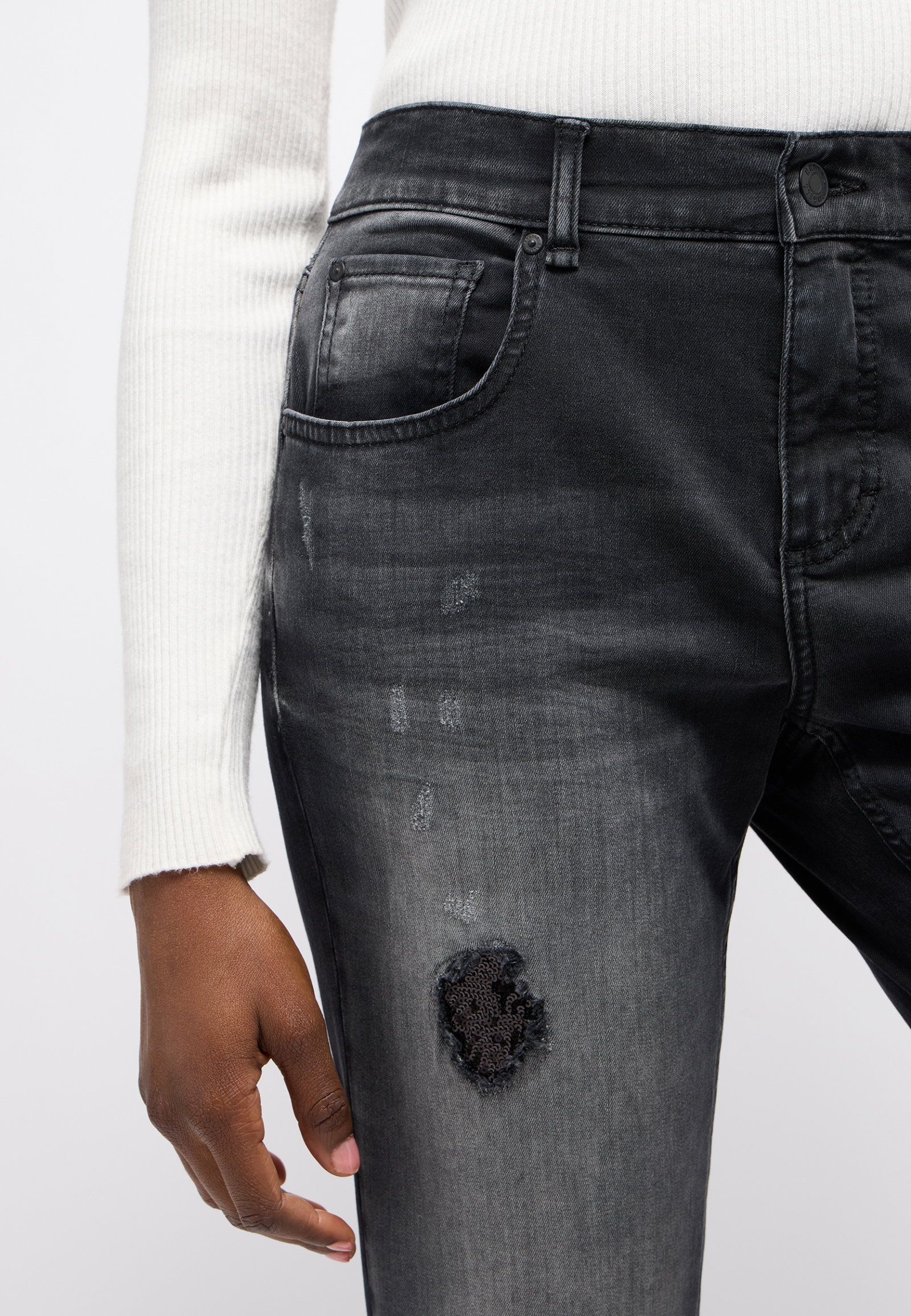 Angels Boyfriend Jeans "Sequin" #6