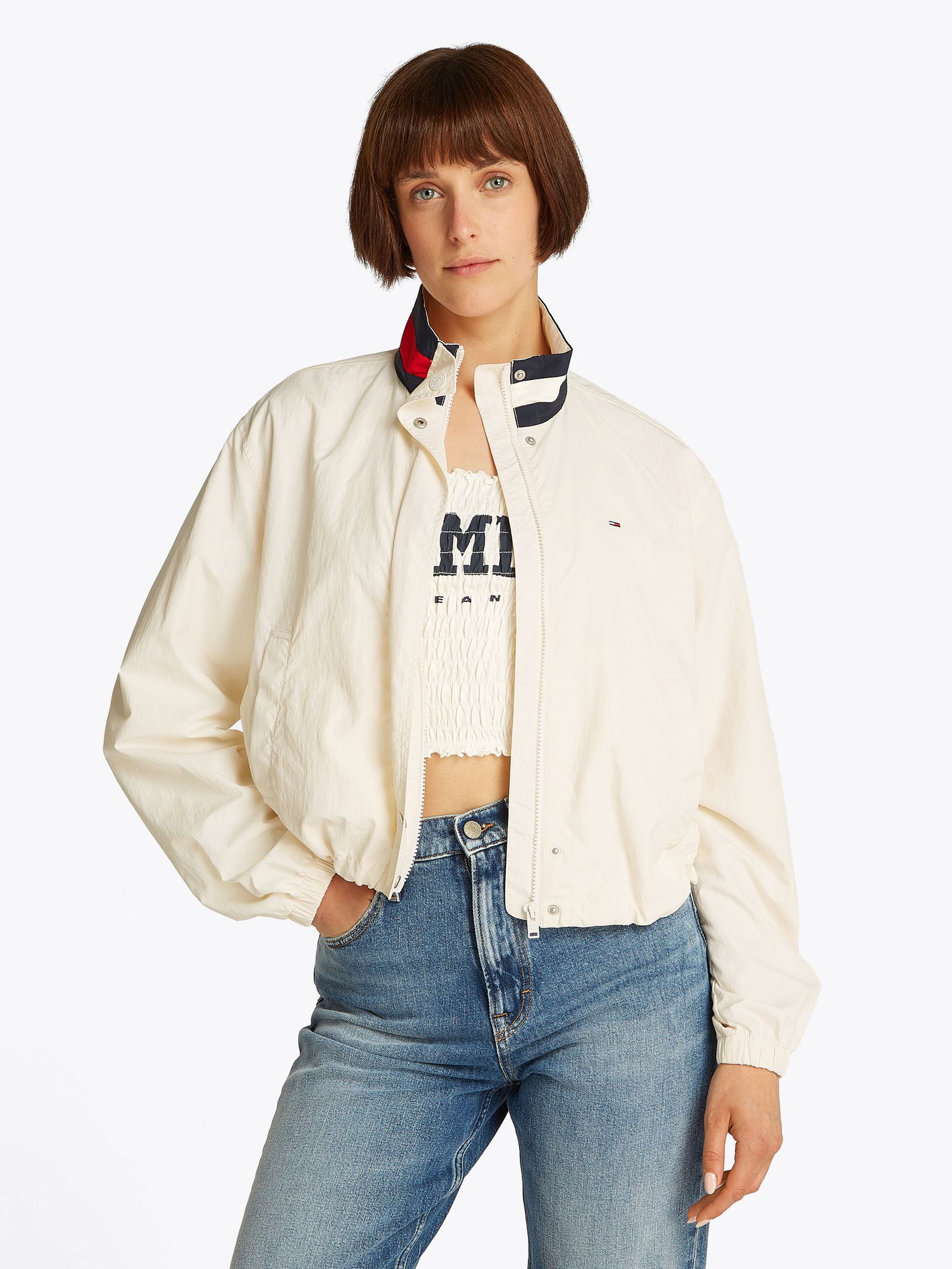 Tommy Jeans |  Tommy Jeans Funktionsjacke  | L | ancient white