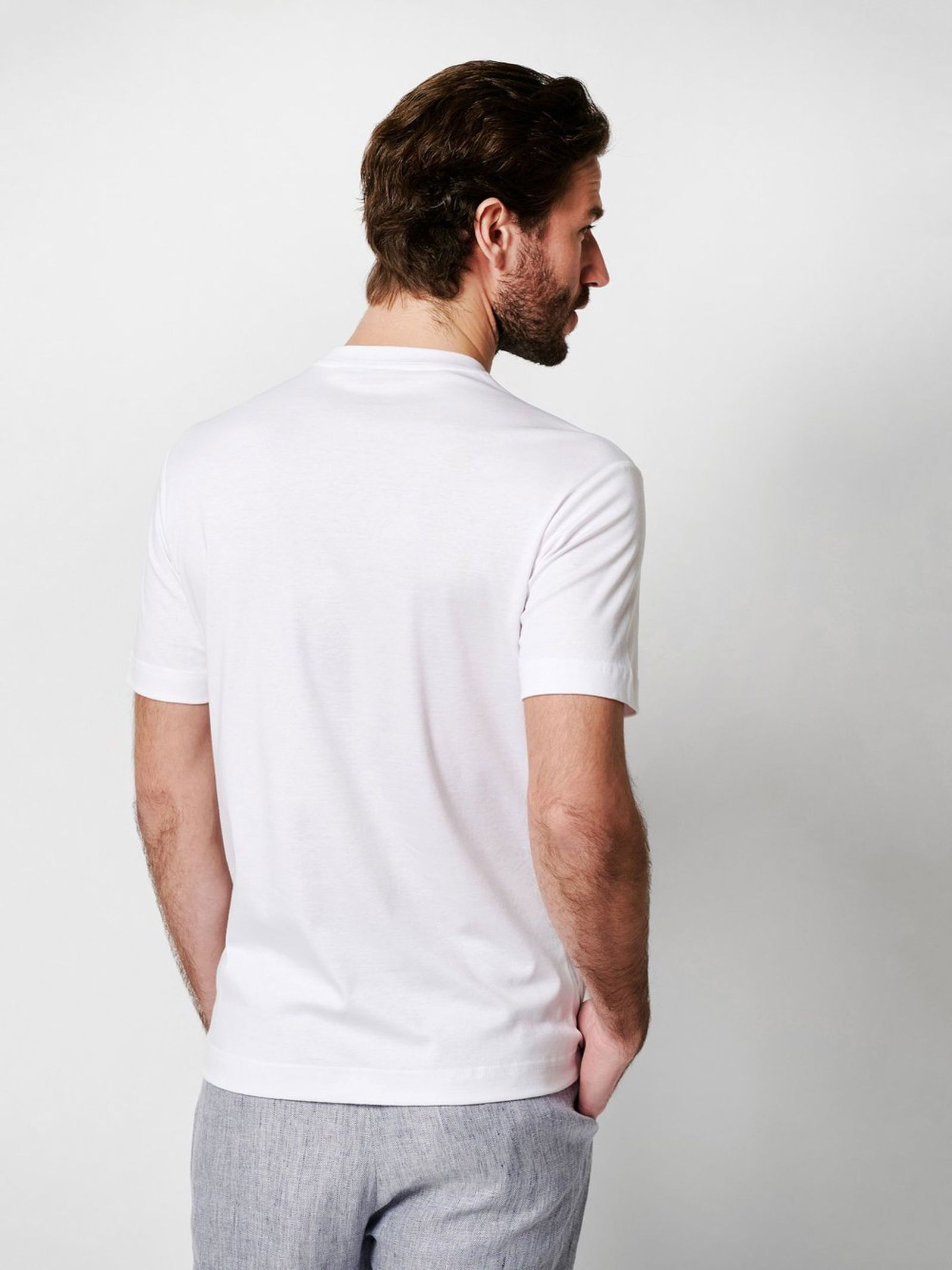 DESOTO |  DESOTO T-Shirt Roundneck 1/2 | XXL | white solid