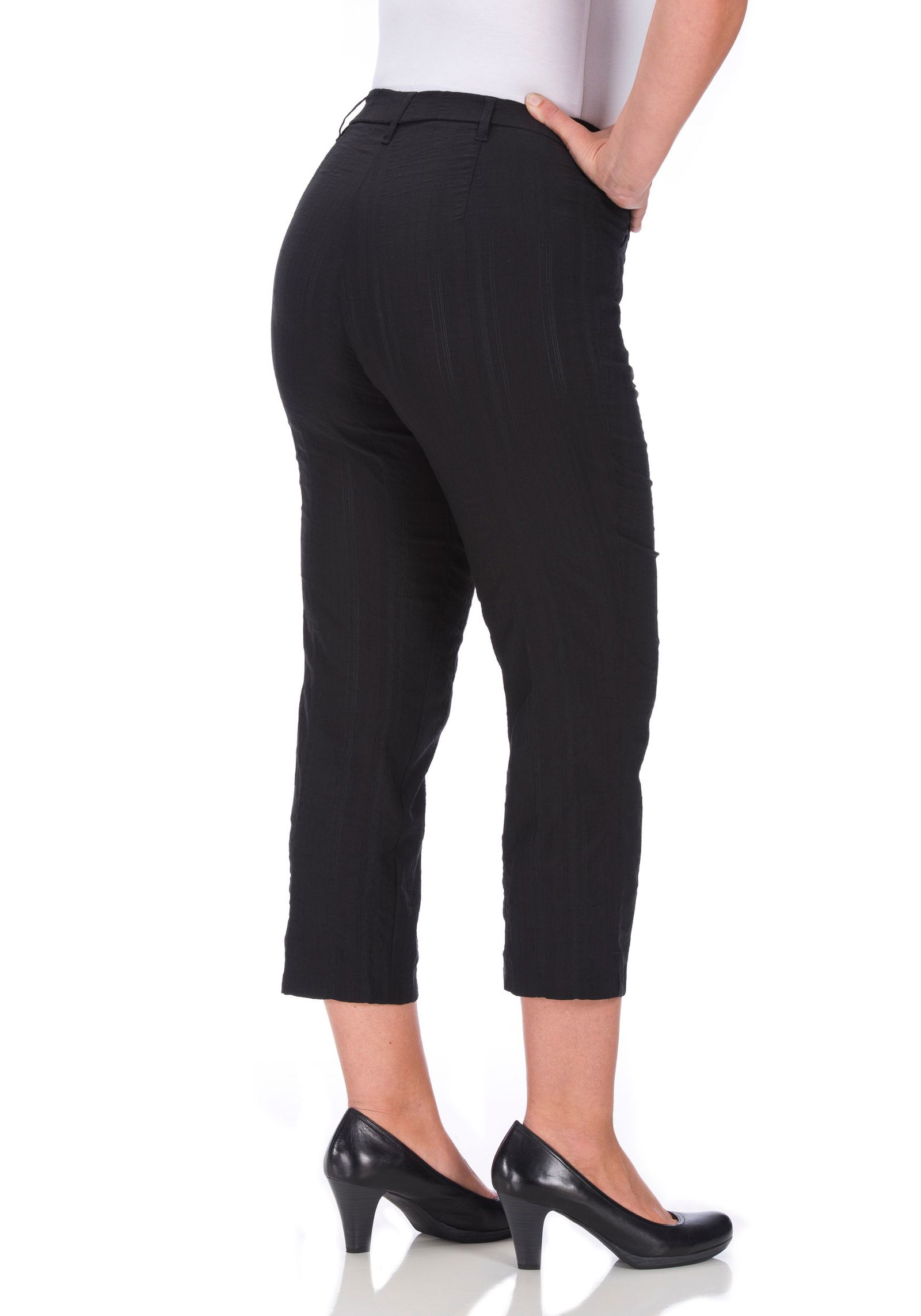 37f5ef68781afffad6fcaffb991f8057 KjBrand | KJ Brand Hose "Bea 7/8" | 52 | schwarz/gestreift