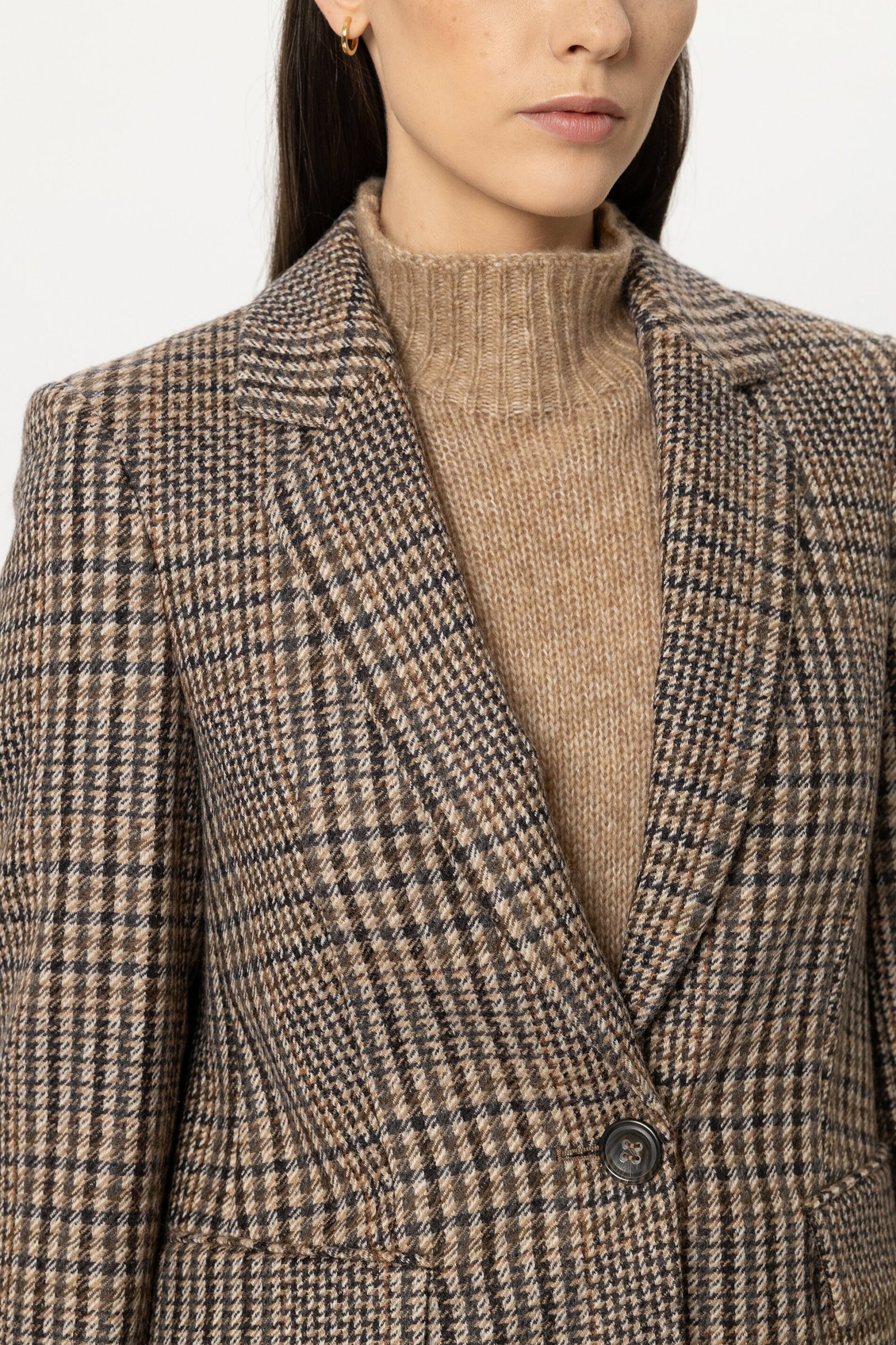 Karo-Blazer, the macro brushed check #4