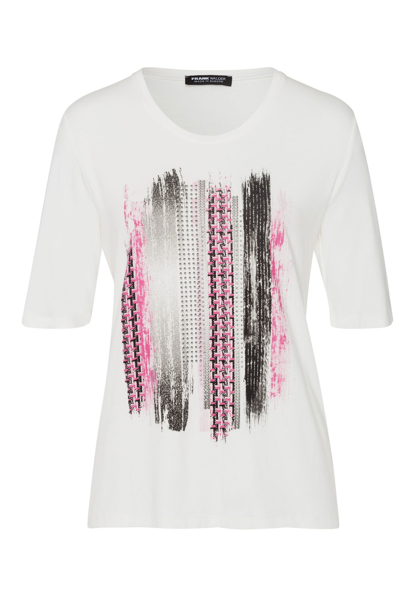c82290e6f79544ddf85efb61988f8040 Frank Walder | Shirt BRILLIANT BERRIES mit Strassdetails | 46
