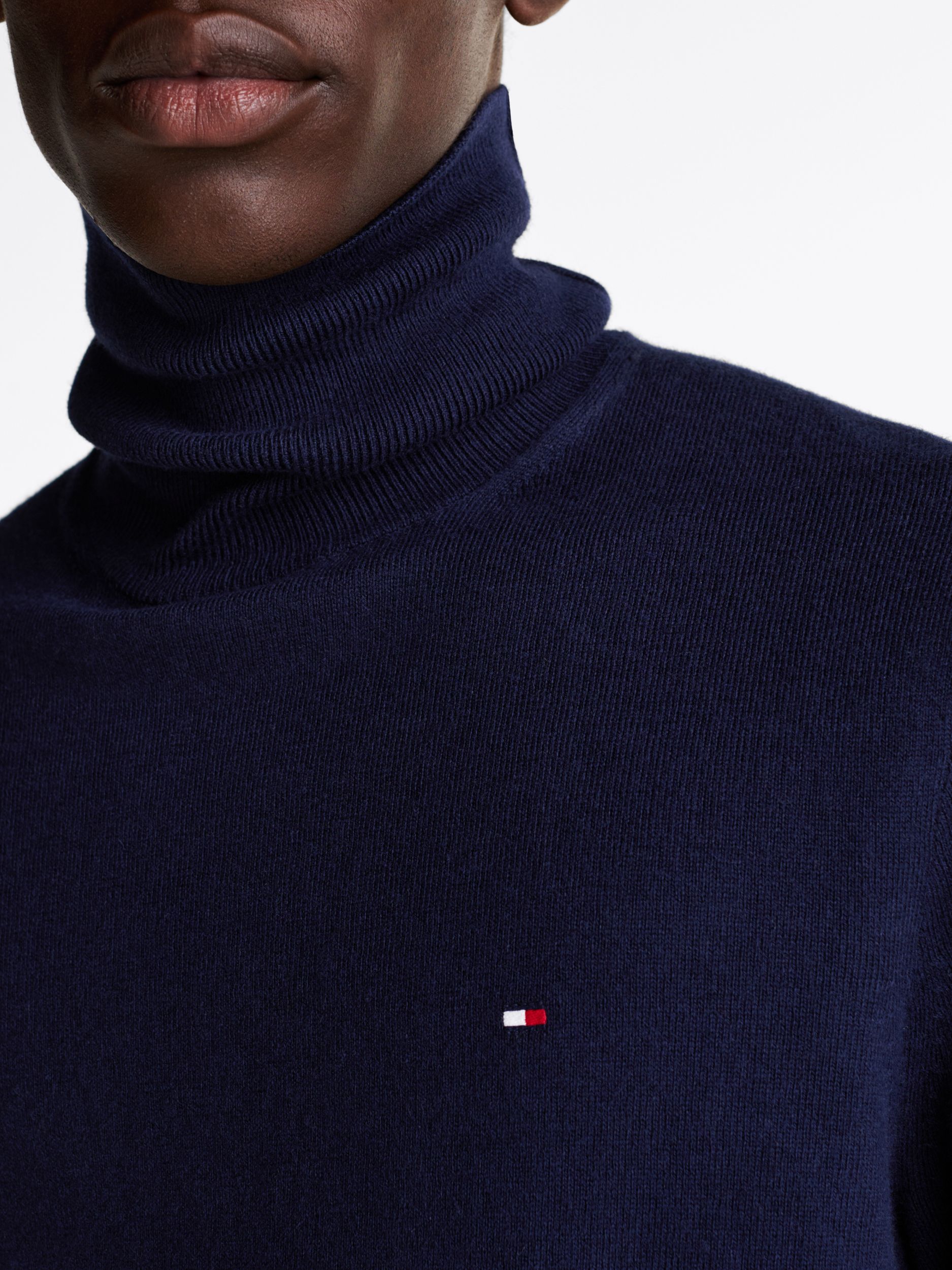 Tommy Hilfiger |  Tommy Hilfiger Rollkragenpullover  | M | desert sky