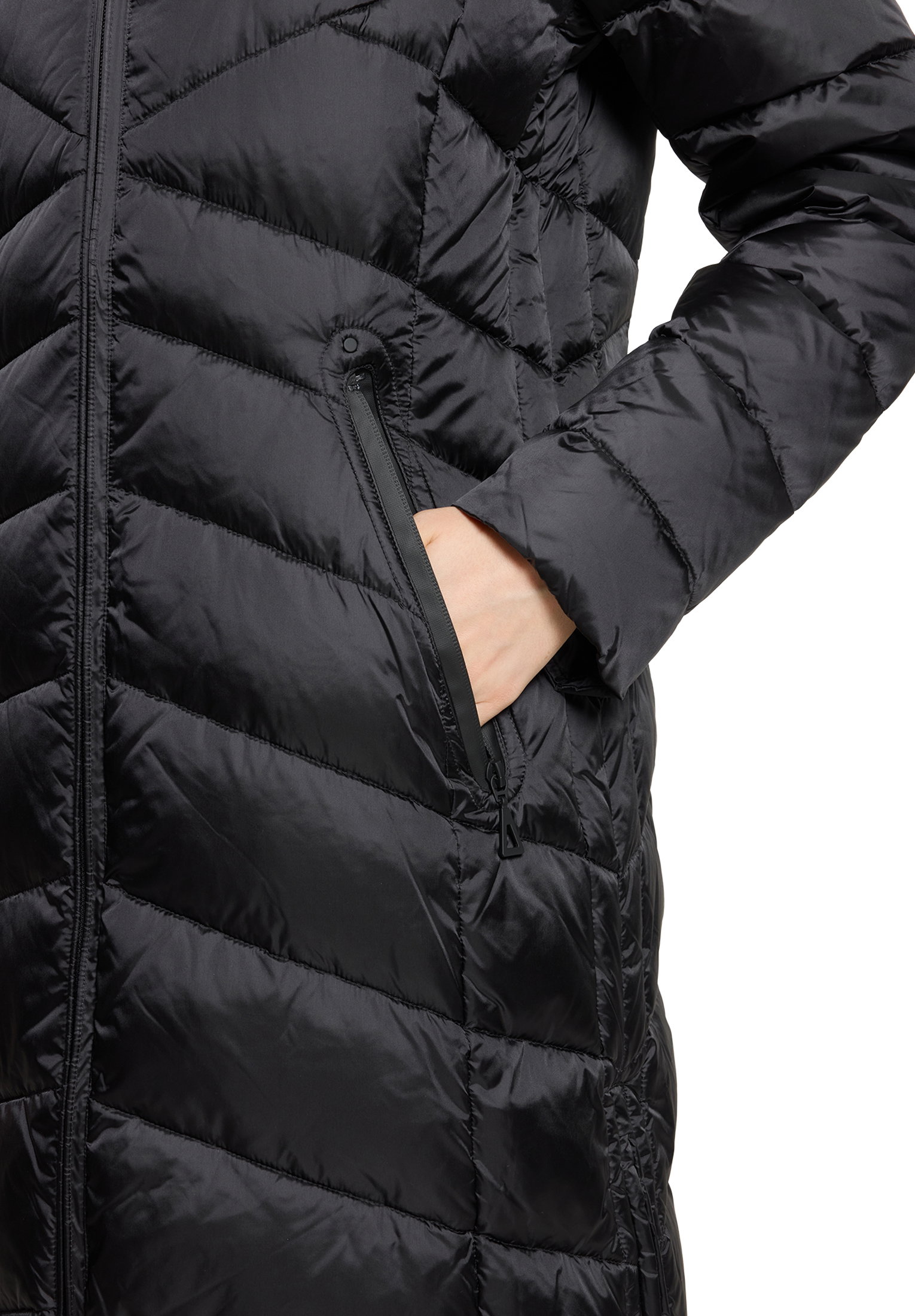 Mantel Fell/Pelz, Jet Black #7