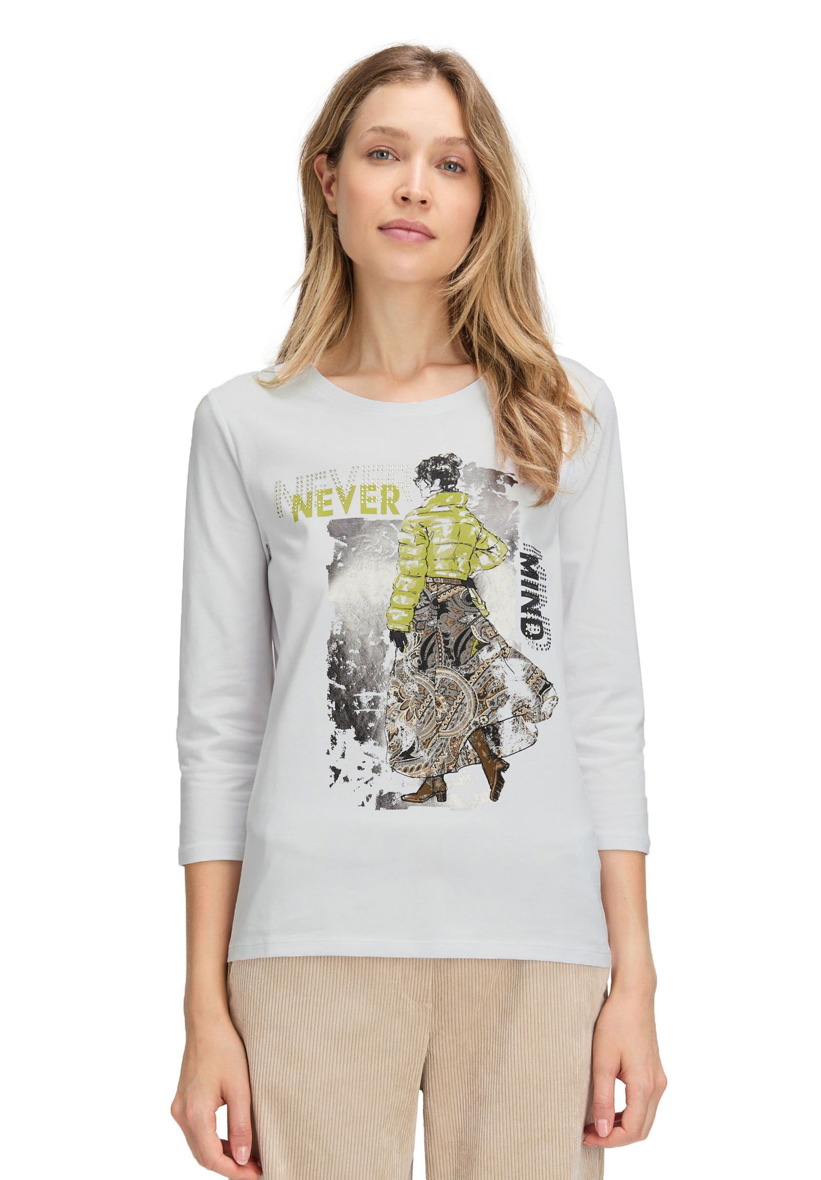 Betty Barclay | Betty Barclay Shirt | 36 | patch white/green