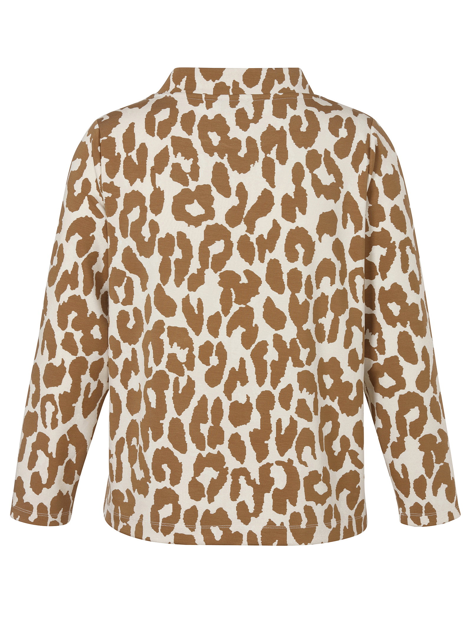 Sweatshirt Kragen 1/1 Arm, camel multicolor #2