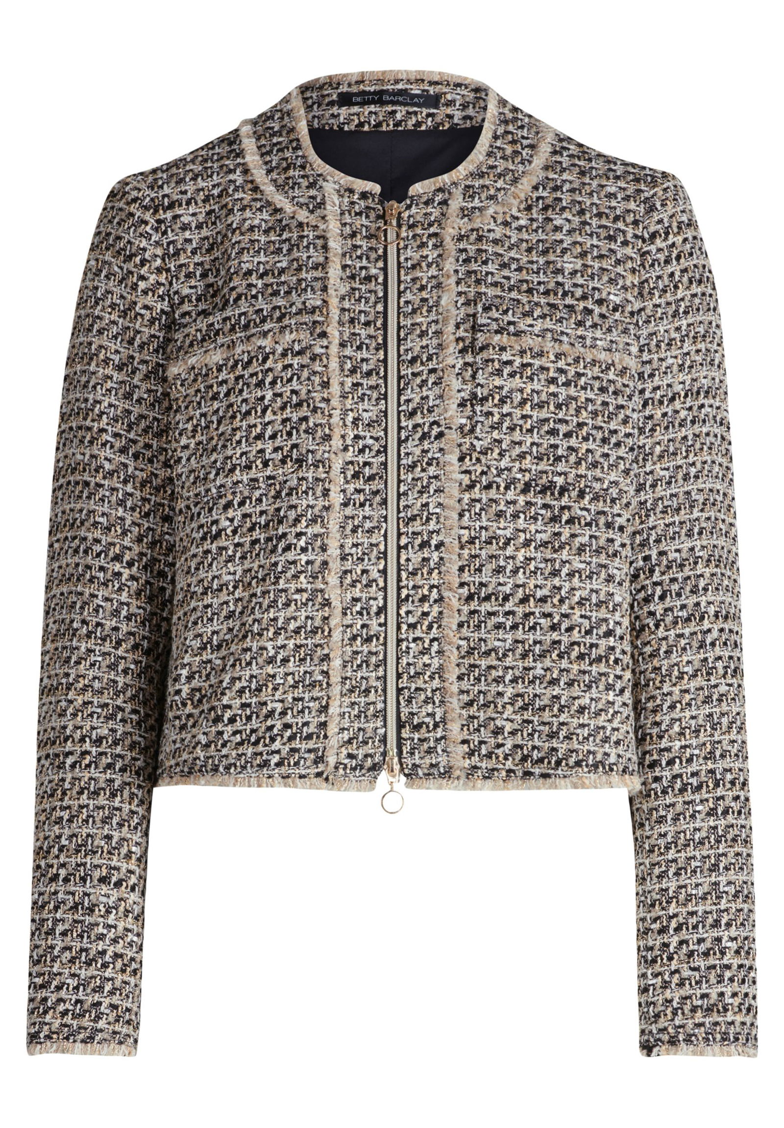 Betty Barclay |  Betty Barclay Funktionsjacke  | 38 | schwarz/beige