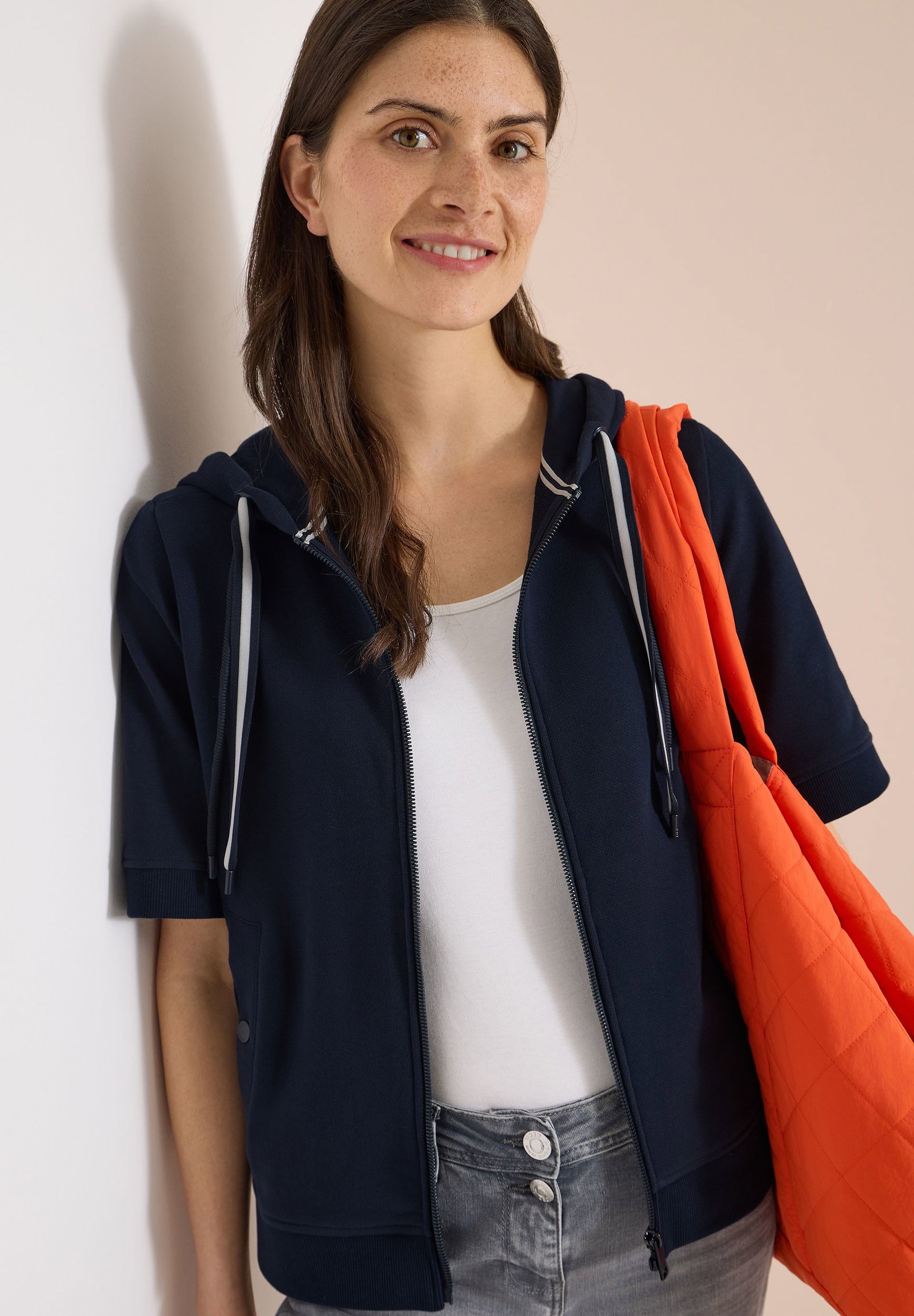 CECIL |  CECIL Sweatjacke  | S | universal blue