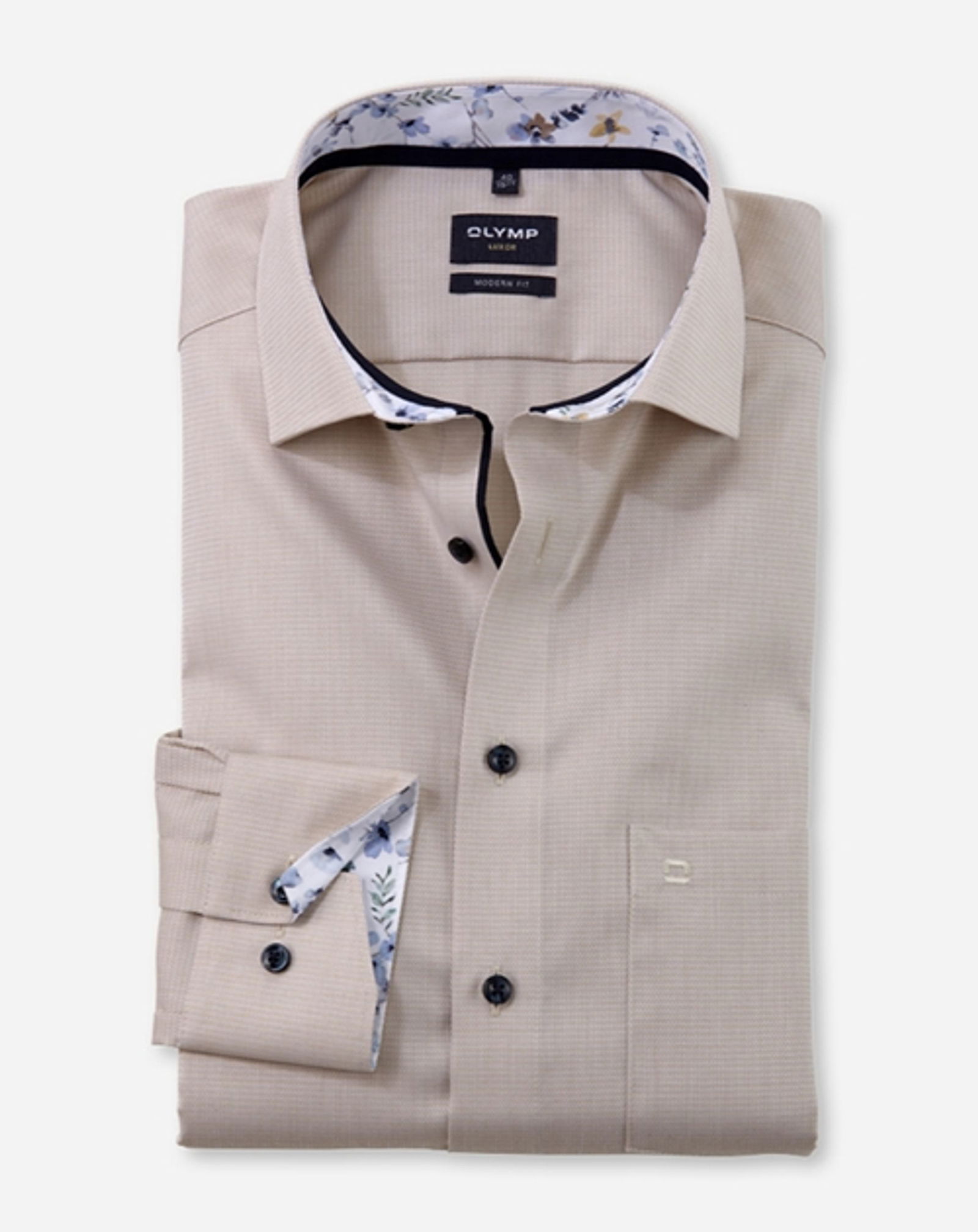 Olymp |  Olymp Hemd Modern Fit  | 43 | grün