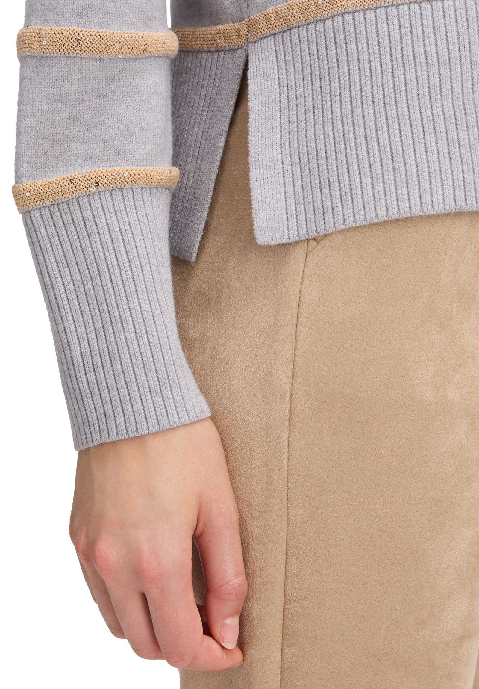 Betty Barclay | Betty Barclay Pullover | 46 | patch grey/beige