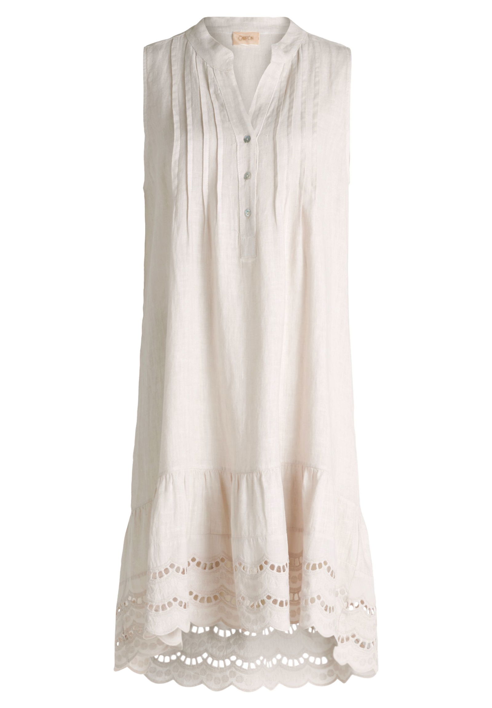 de7e41328ff358f07f0e1835d9b6a68a  |  Kleid Kurz ohne Arm, White Sand | 36