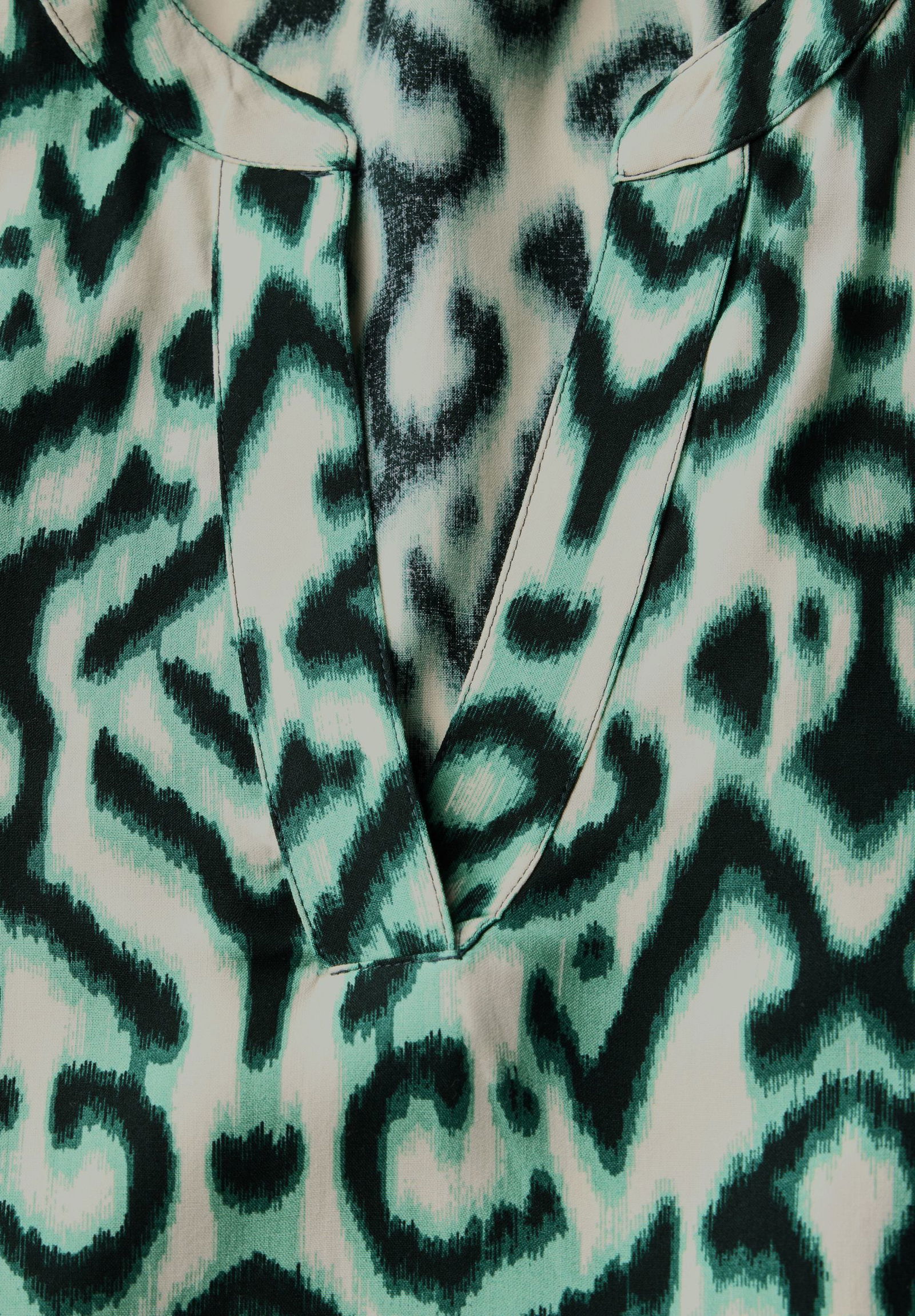 510a5deec08c1e6eec616270056a7cea | Gemusterte Bluse | 42 | hunter green