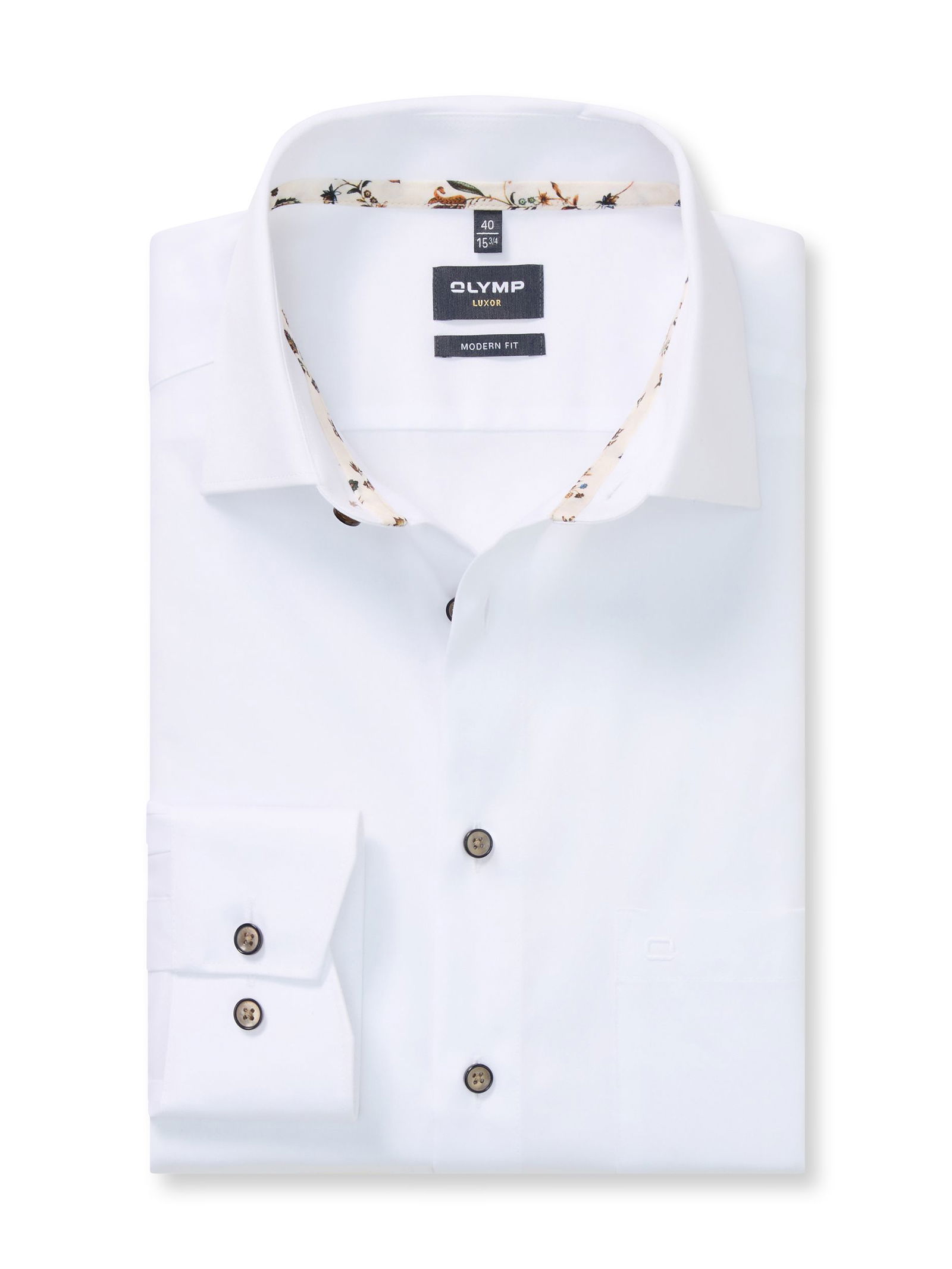 Olymp |  Olymp Hemd Modern Fit  | 40 | weiß