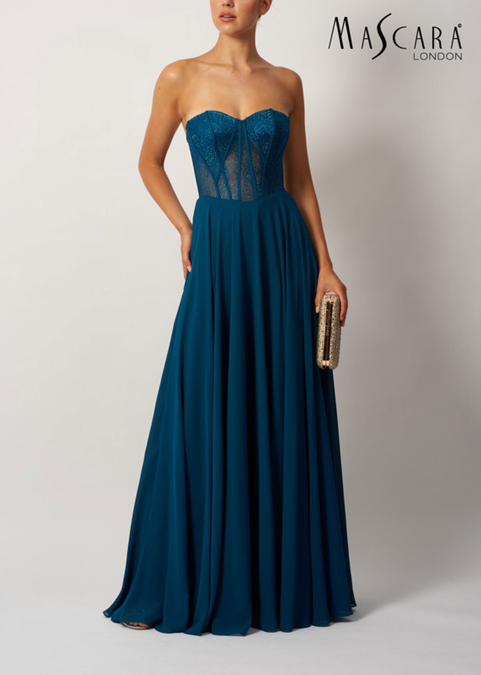 cf0c467882d024ab6be65fcccedcc958 Mascara | Mascara Langes Kleid | 38 | Blau