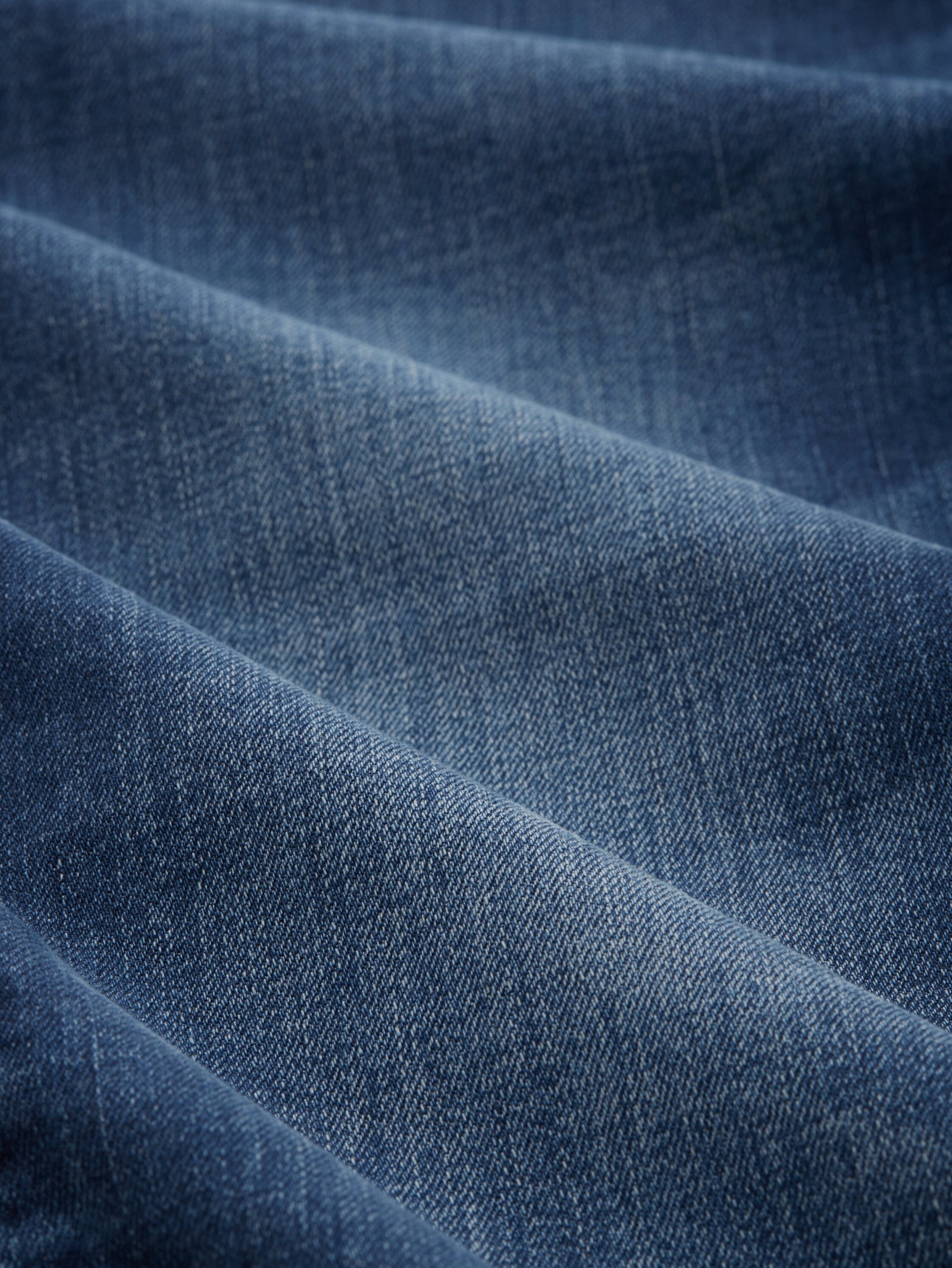 straight AEDAN blue denim, mid stone wash denim #3
