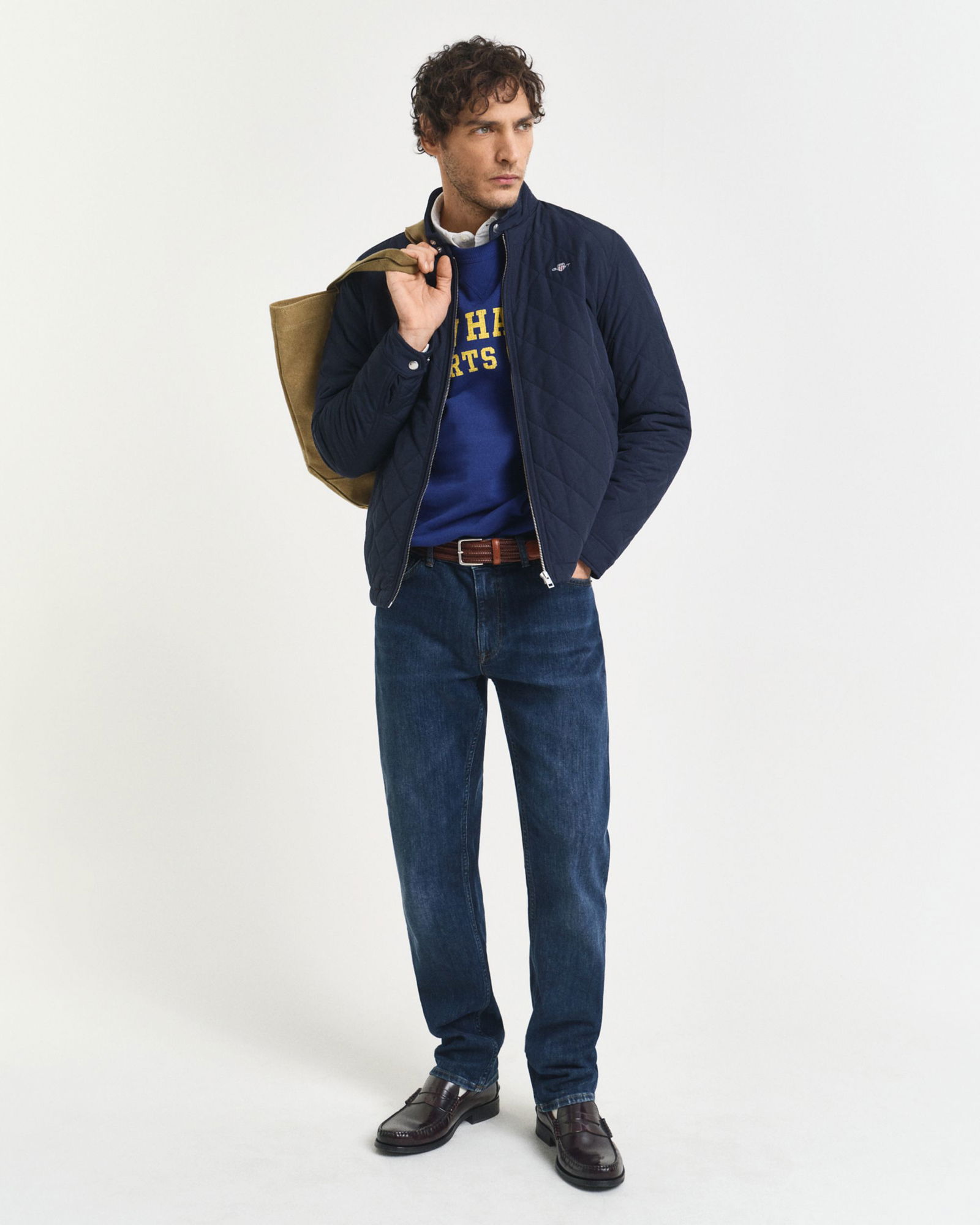 Gant | Gant Gesteppter Windcheater | XXXL | evening blue
