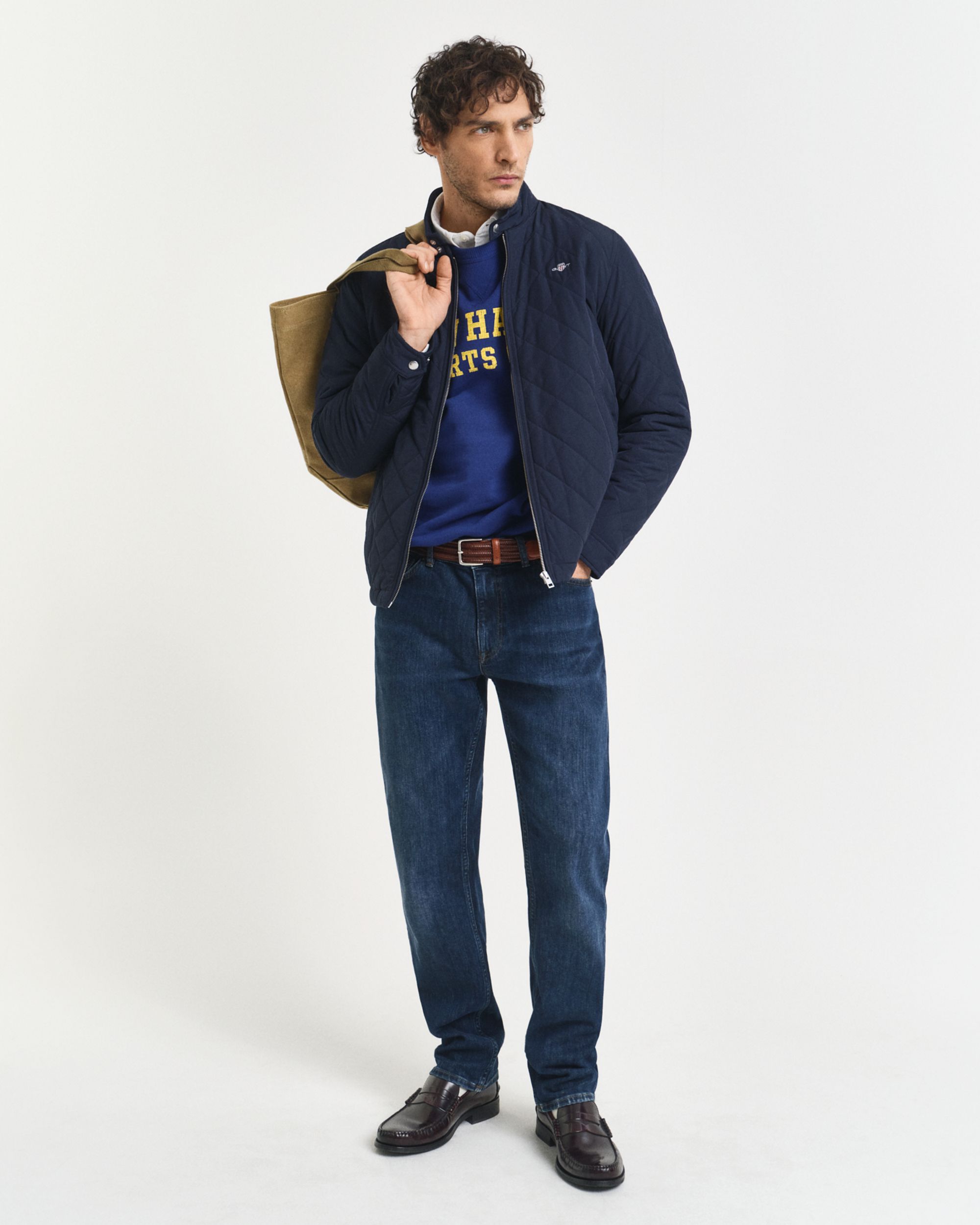 Gant |  Gant Gesteppter Windcheater | XXXL | evening blue
