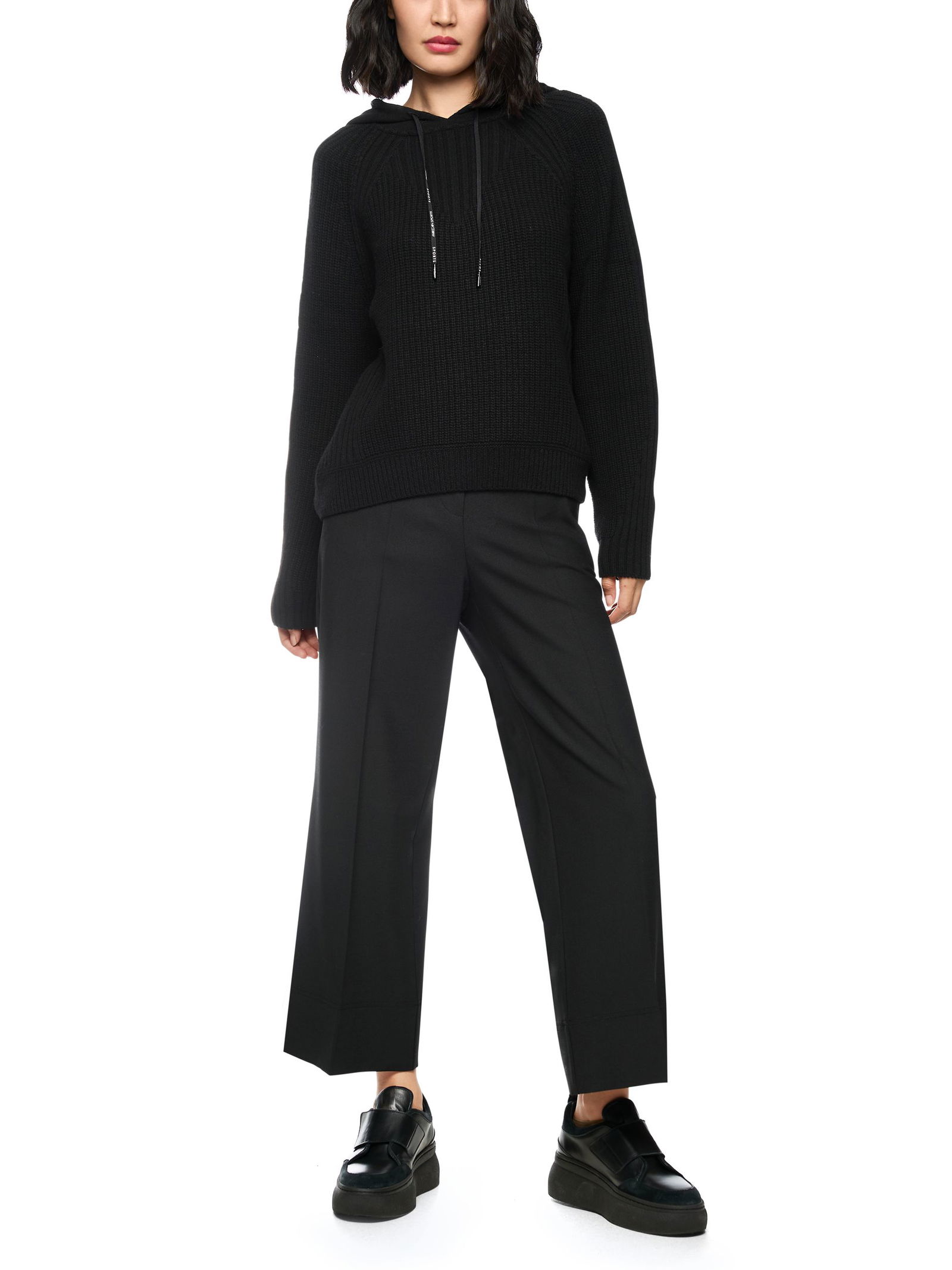 Marc Cain Sports | Marc Cain Sports Kapuzenpullover "Knitted in Germany" | 38 | black