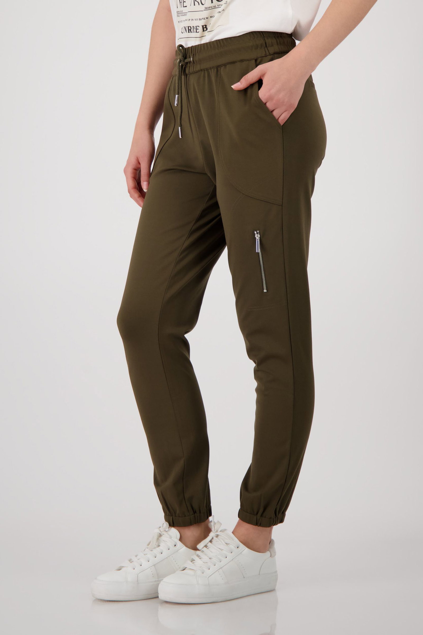 Monari |  Monari Schmale Hose  | 36 | smokey blue