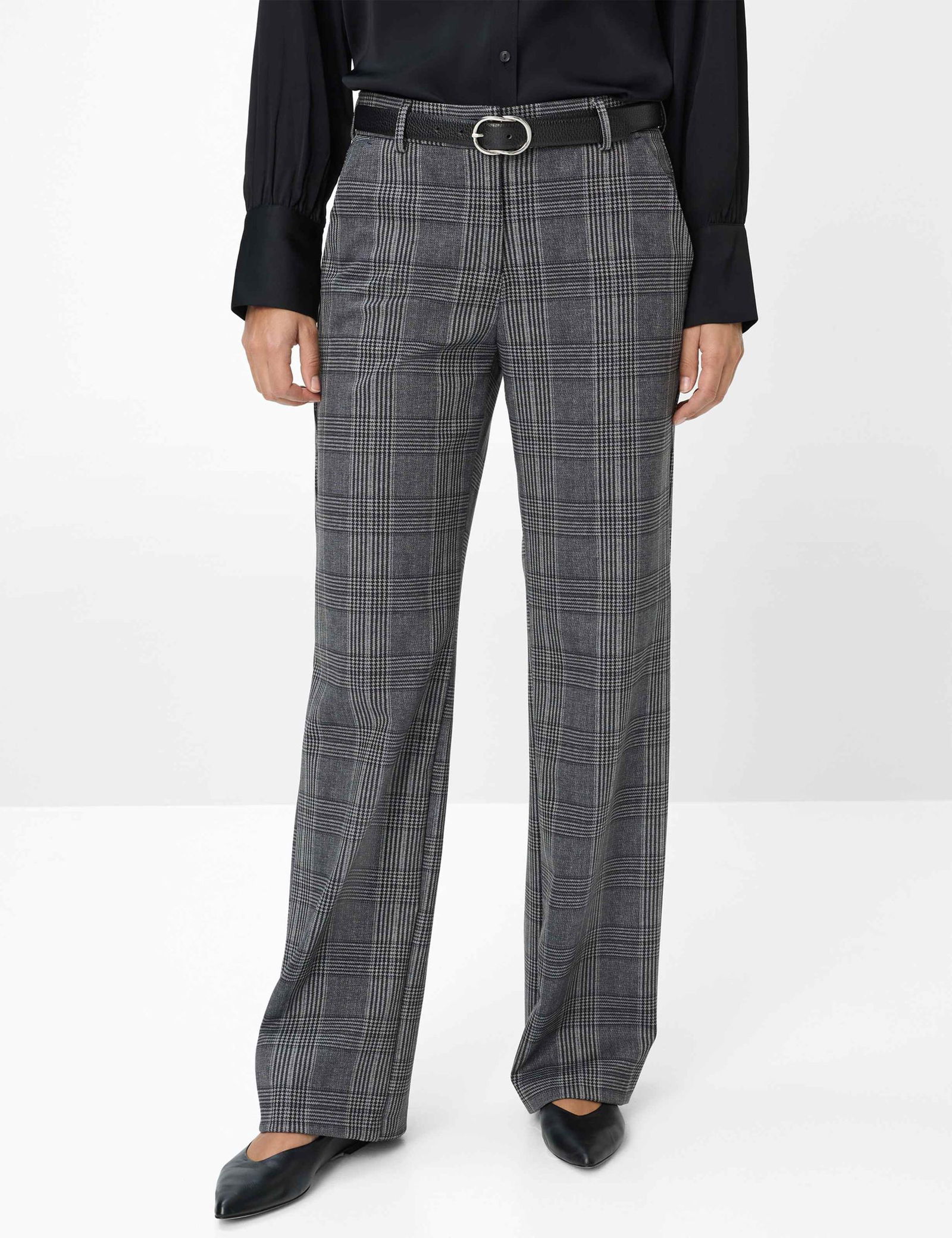 Brax |  Brax Palazzohose "Maine" | 38 | smoke grey
