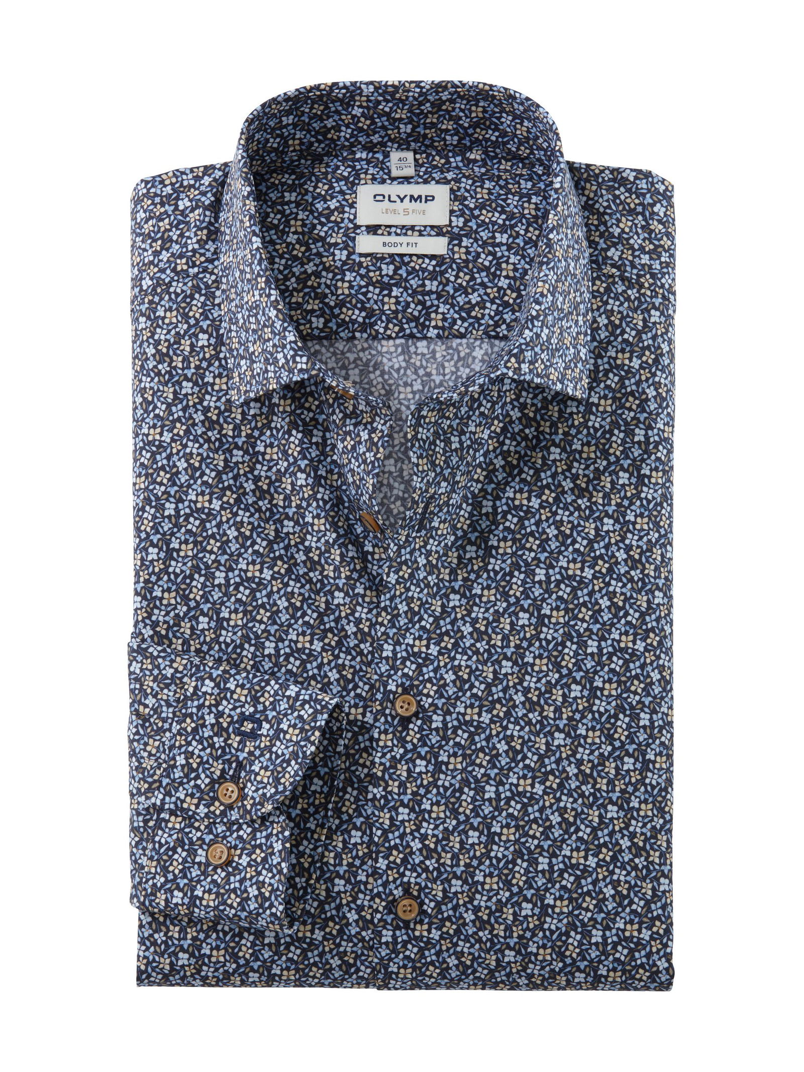 Olymp |  Olymp Hemd Modern Fit  | 43 | marine