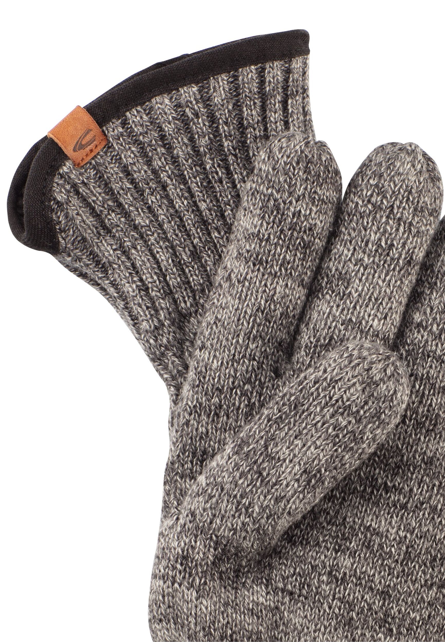 Camel Active |  Camel Active Strickhandschuhe mit warmen Futter | M | cold grey melange