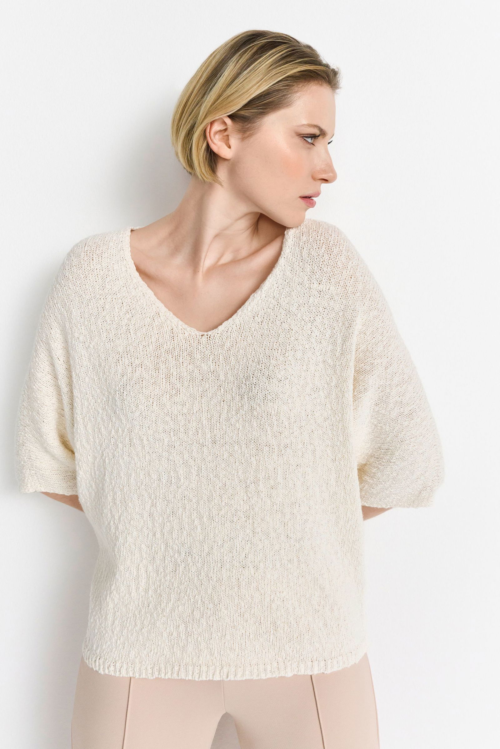 Rich & Royal | Rich & Royal Shirt | M | pearl white
