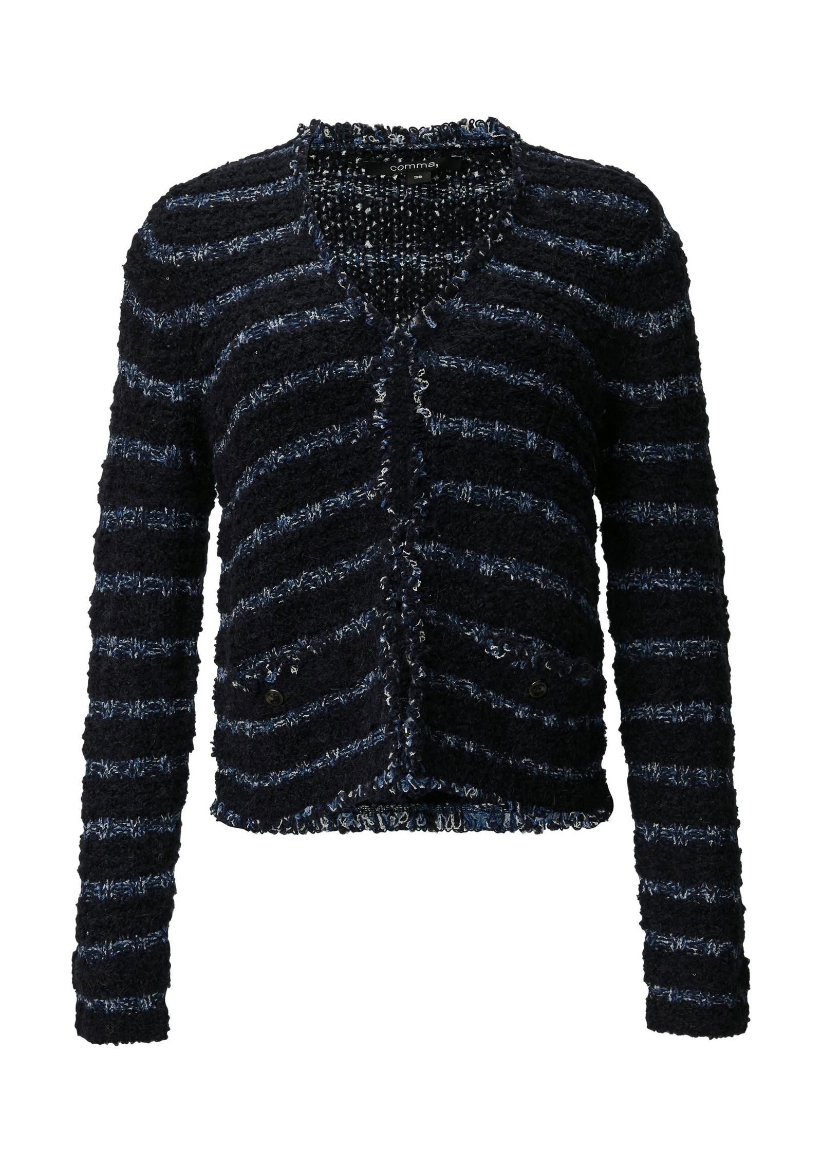 f283788bb93cd9caadbd011cdfad44eb Comma |  Comma Strickjacke | Cardigan  | 36 | blau