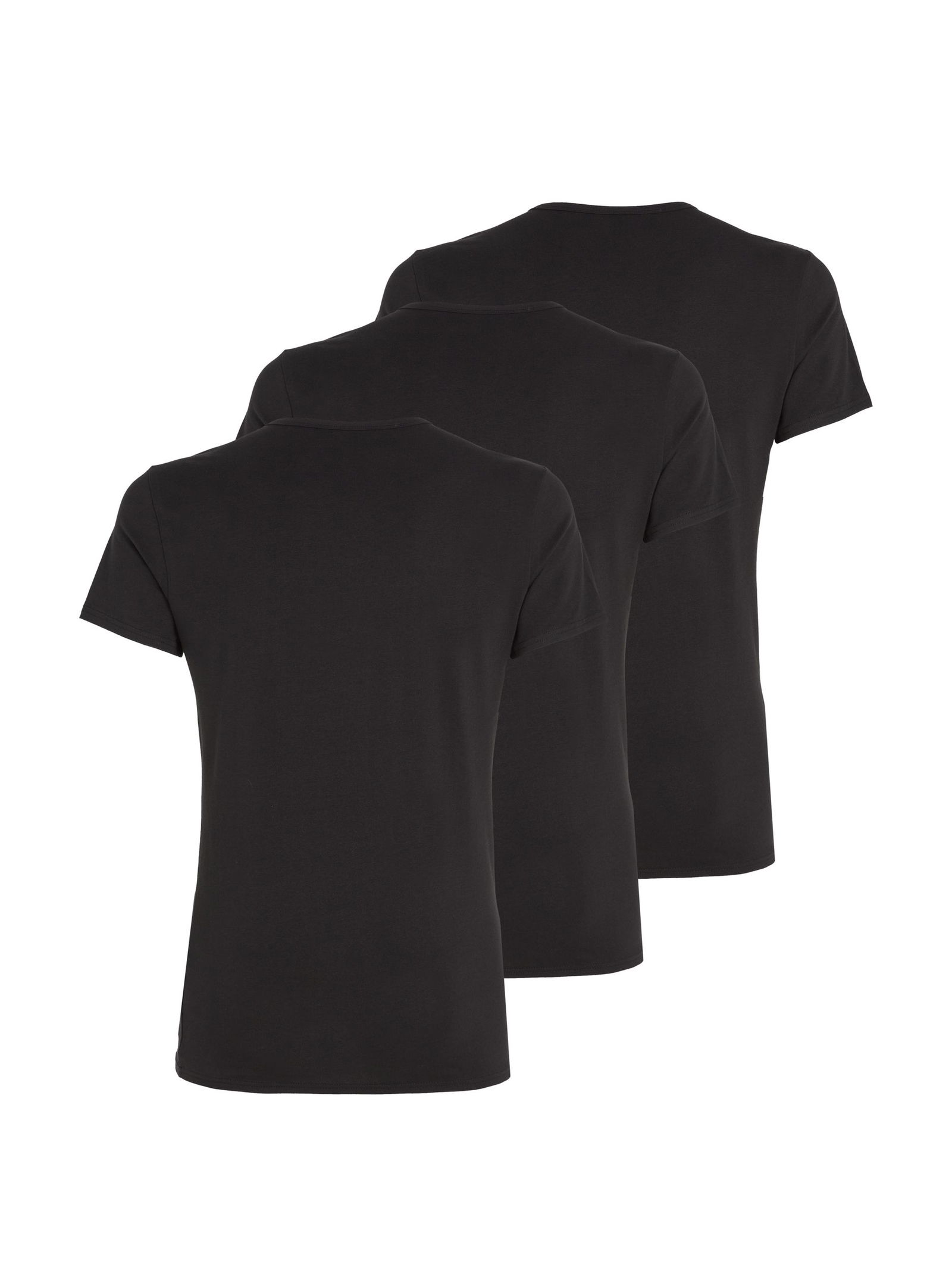  | STRETCH VN TEE SS 3PACK | XXL | BLACK