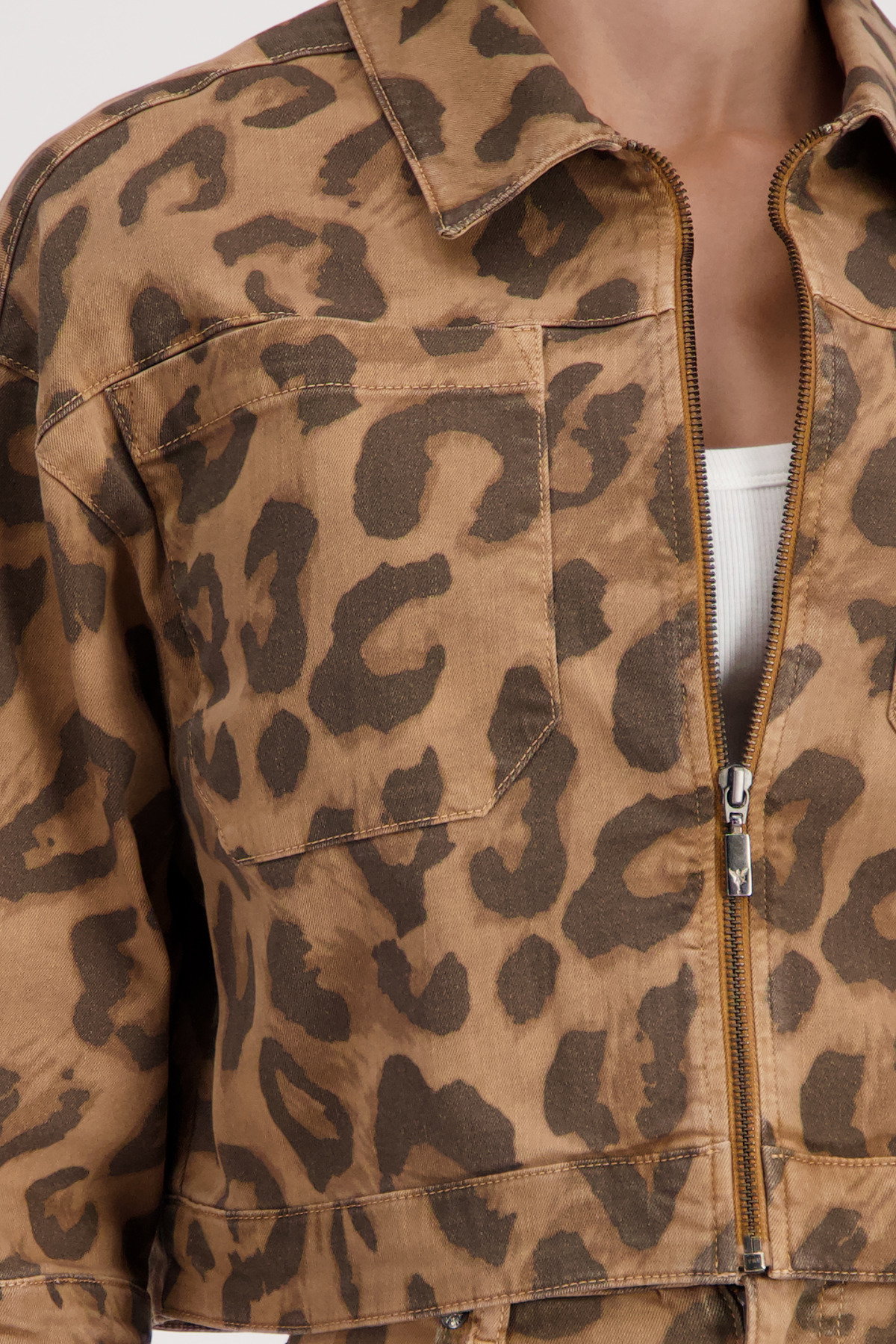 Monari Jacke mit Leo-Druck #5
