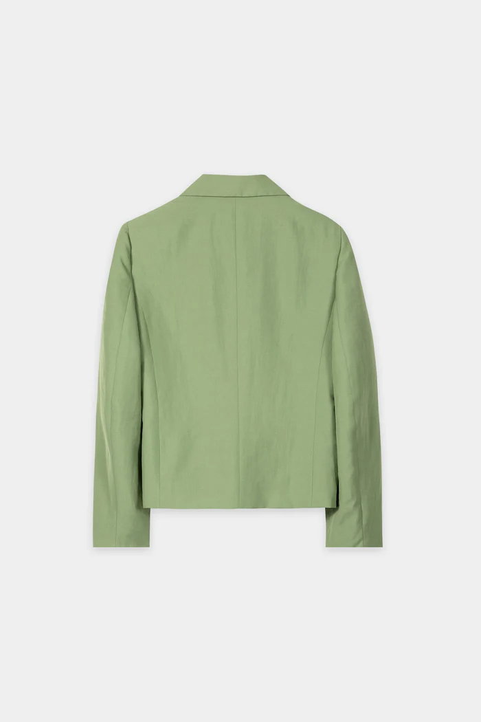 Luisa Cerano Blazer aus Leinen-Mix, moss green #3