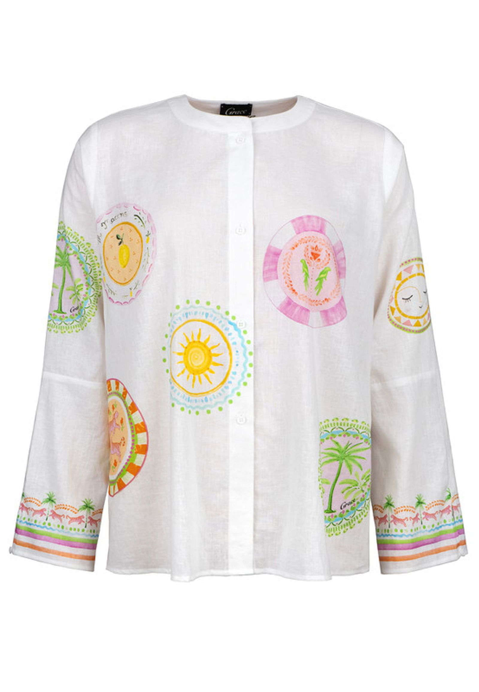 Grace |  Grace Druckbluse  | XXL | 1020_102