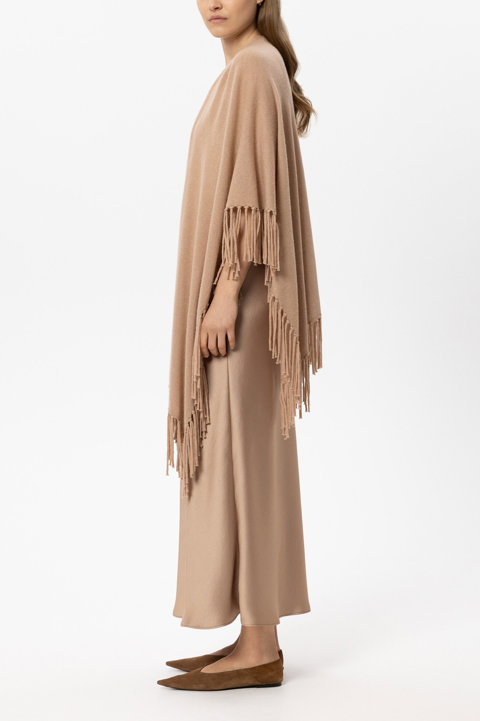 Luisa Cerano Cape aus Alpaka-Mix nude #3